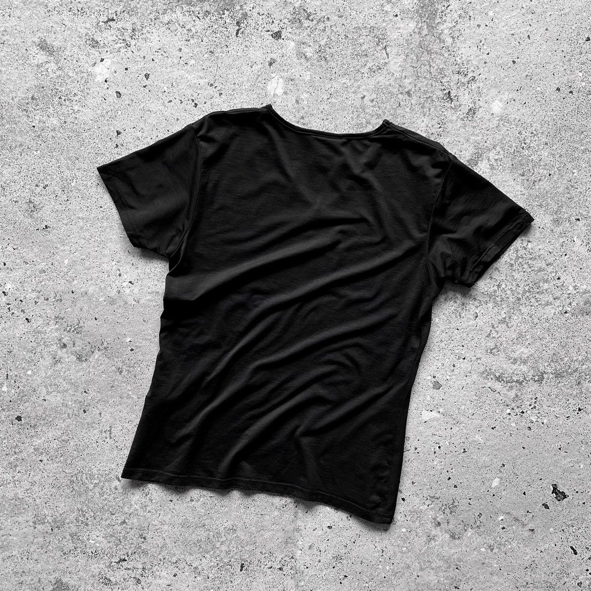 Reebok × Vintage Reebok Womens Black Vintage 00s Short Sleeve V-Neck T-Shirt Size L / US 10 / IT 46 - 3 Thumbnail