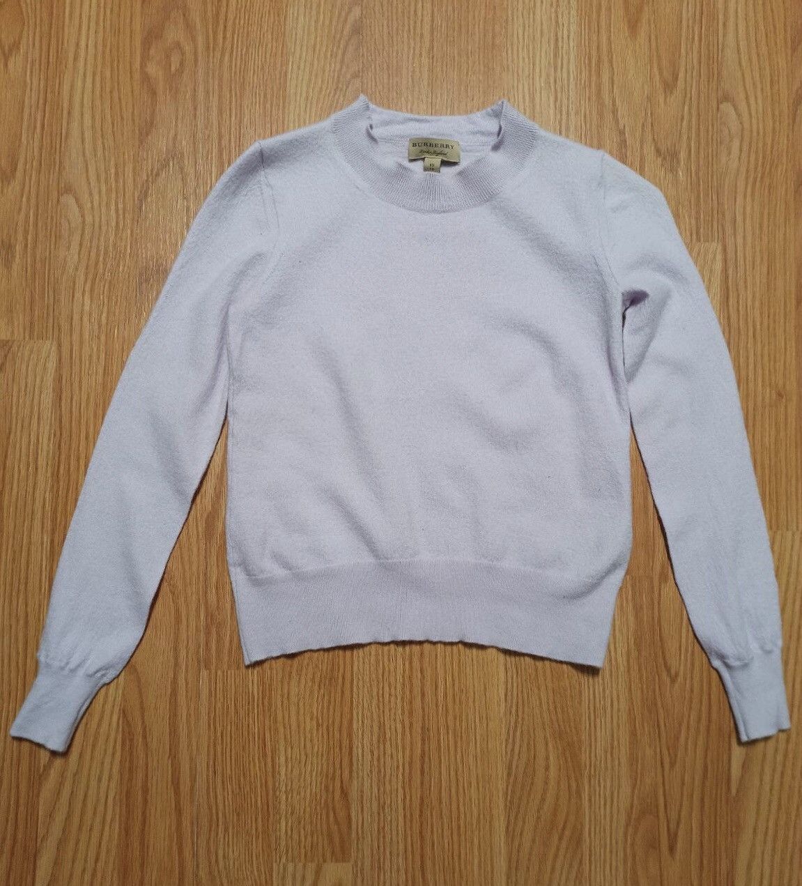 Burberry BURBERRY Merino Wool Light Purple Sweater XS Size XS / US 0-2 / IT 36-38 - 6 Thumbnail