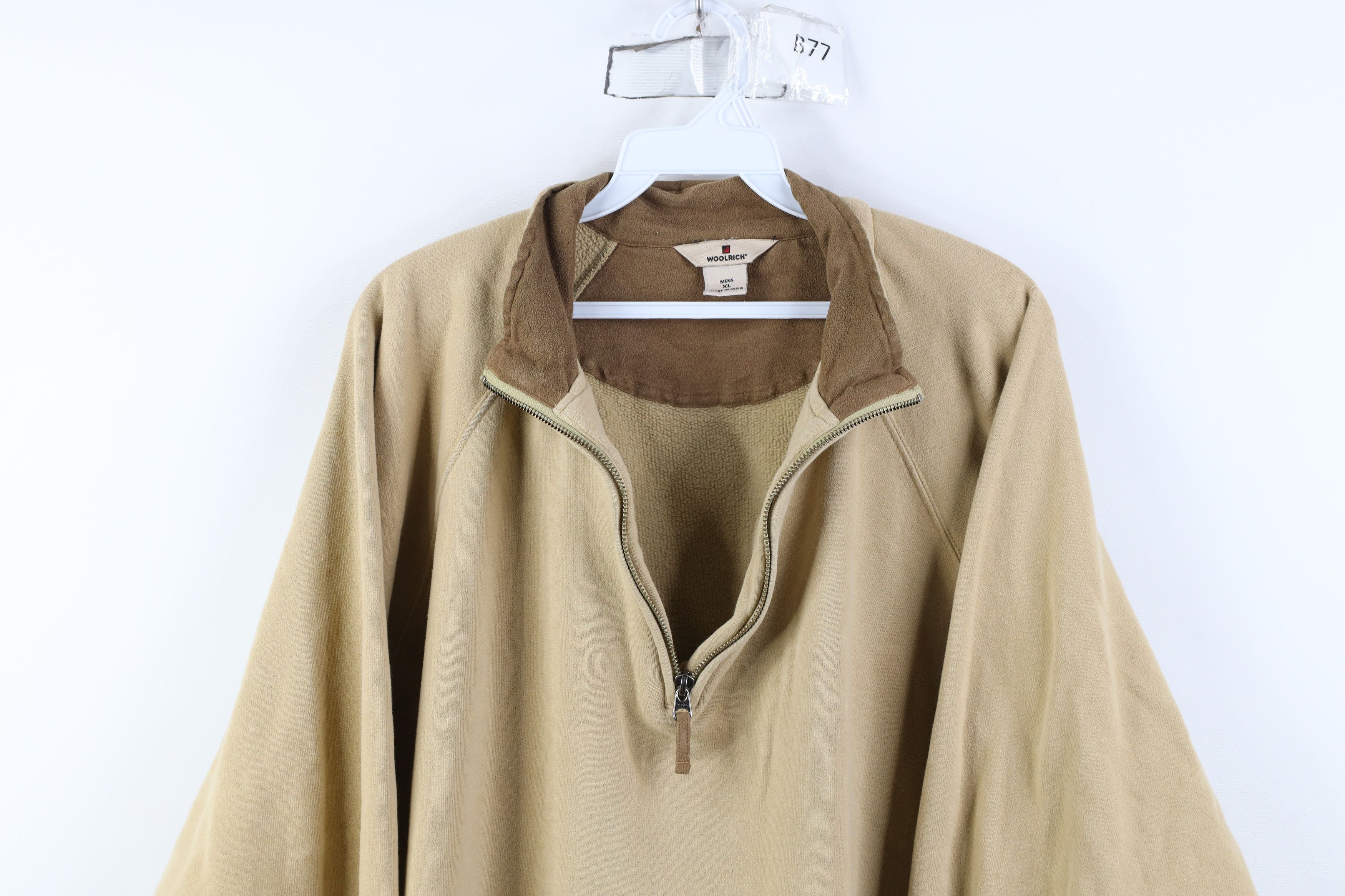 Woolrich Woolen Mills Vintage 90s Woolrich Blank 1/4 Half Zip Pullover Sweatshirt Size US XL / EU 56 / 4 - 2 Thumbnail
