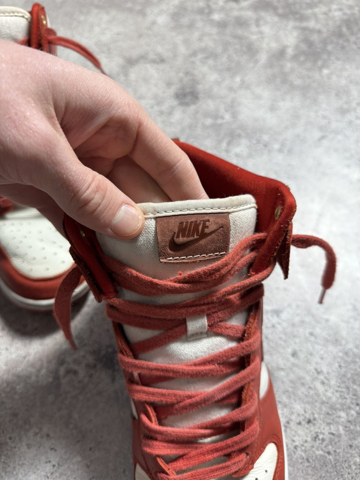 Nike Nike Dunk High LXX White Red Size US 8 / EU 41 - 5 Thumbnail