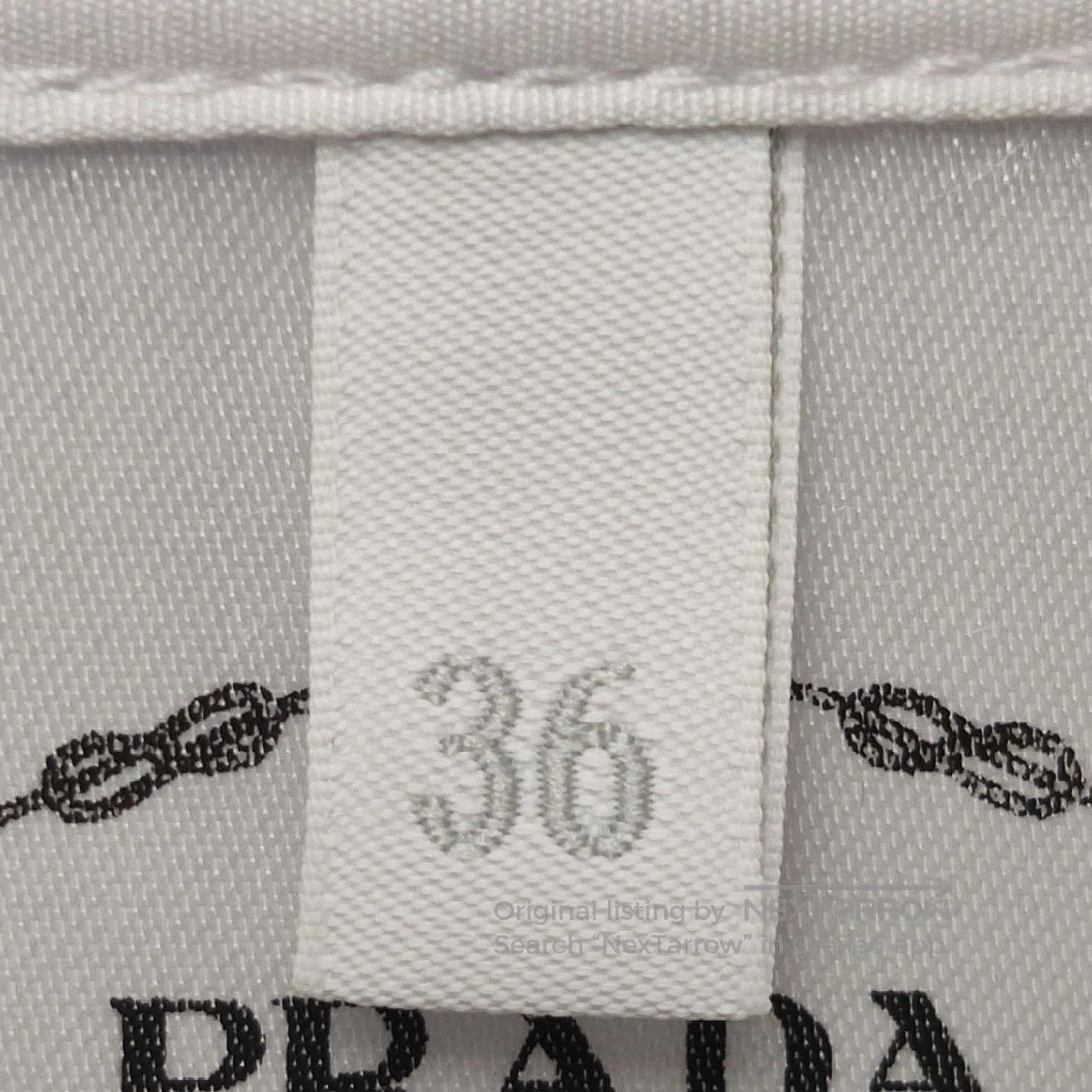 Prada Prada Classic Cotton White Shirt with Tie . Size XXS / US 00 / IT 34 - 5 Thumbnail