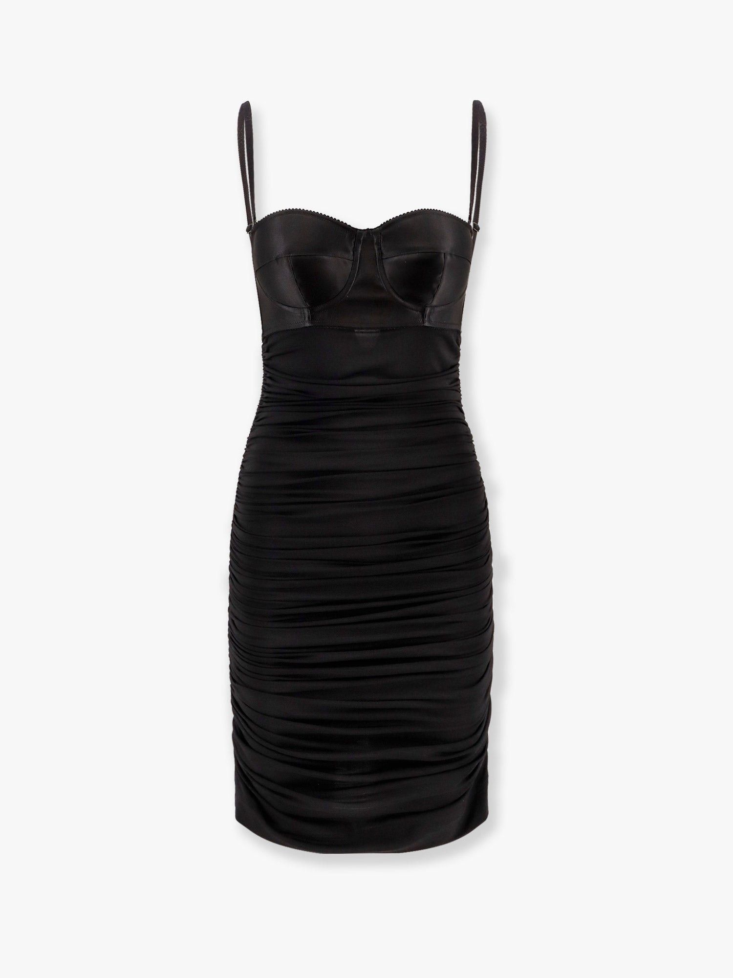 Dolce & Gabbana Viscose Blend Dress With Bra Detail Size XL / US 12-14 / IT 48-50 - 1 Thumbnail