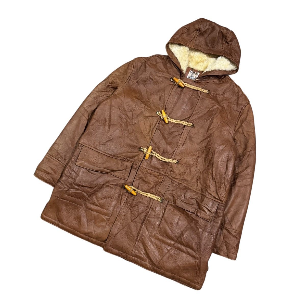 Rocky Mountain Featherbed Vtg🔥Science World Clothing Duffle Linning Faux Fur Sheepskin Size US XL / EU 56 / 4 - 7 Thumbnail