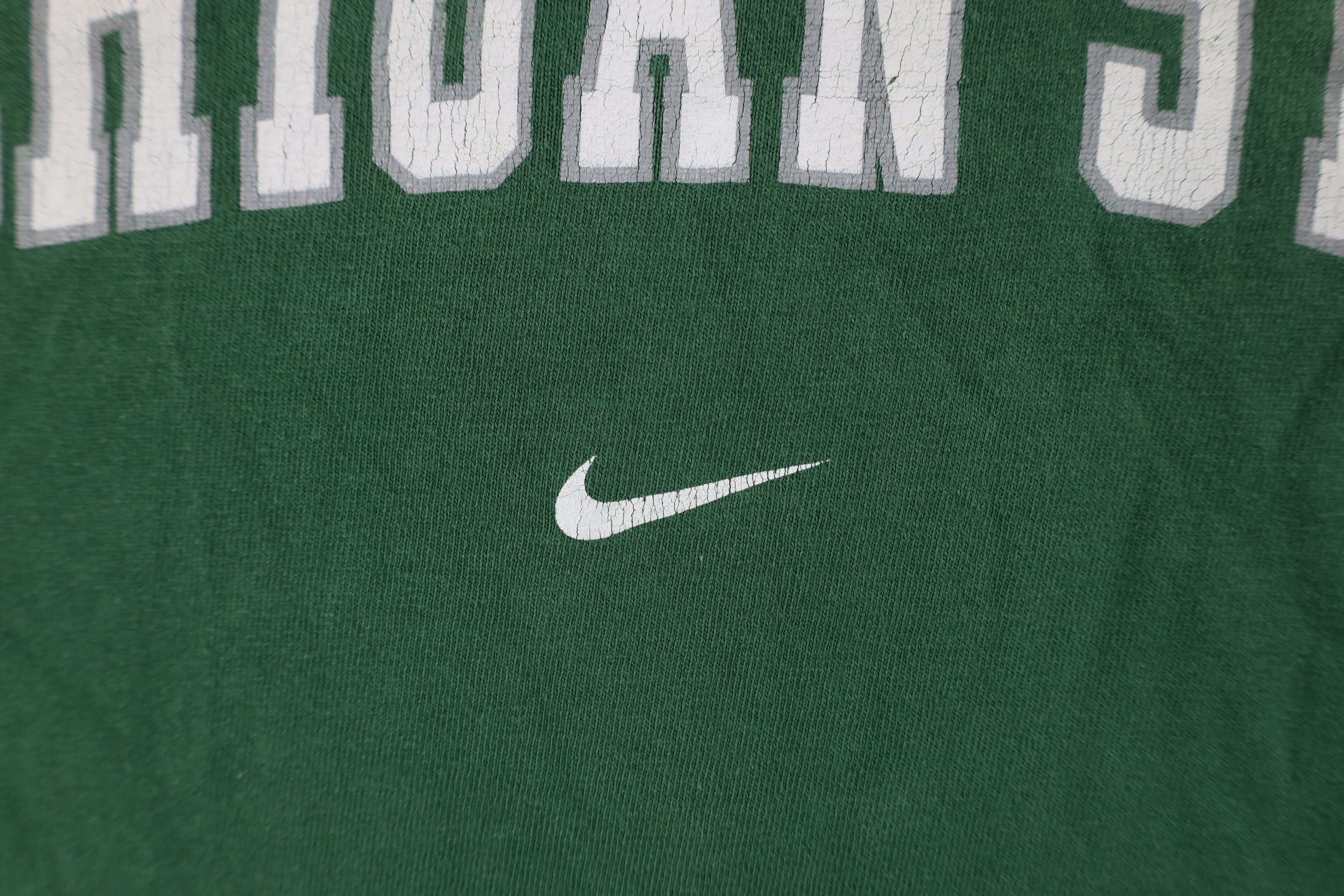 Nike × Vintage Vintage Nike Center Swoosh Michigan State University T-Shirt Size US L / EU 52-54 / 3 - 6 Thumbnail