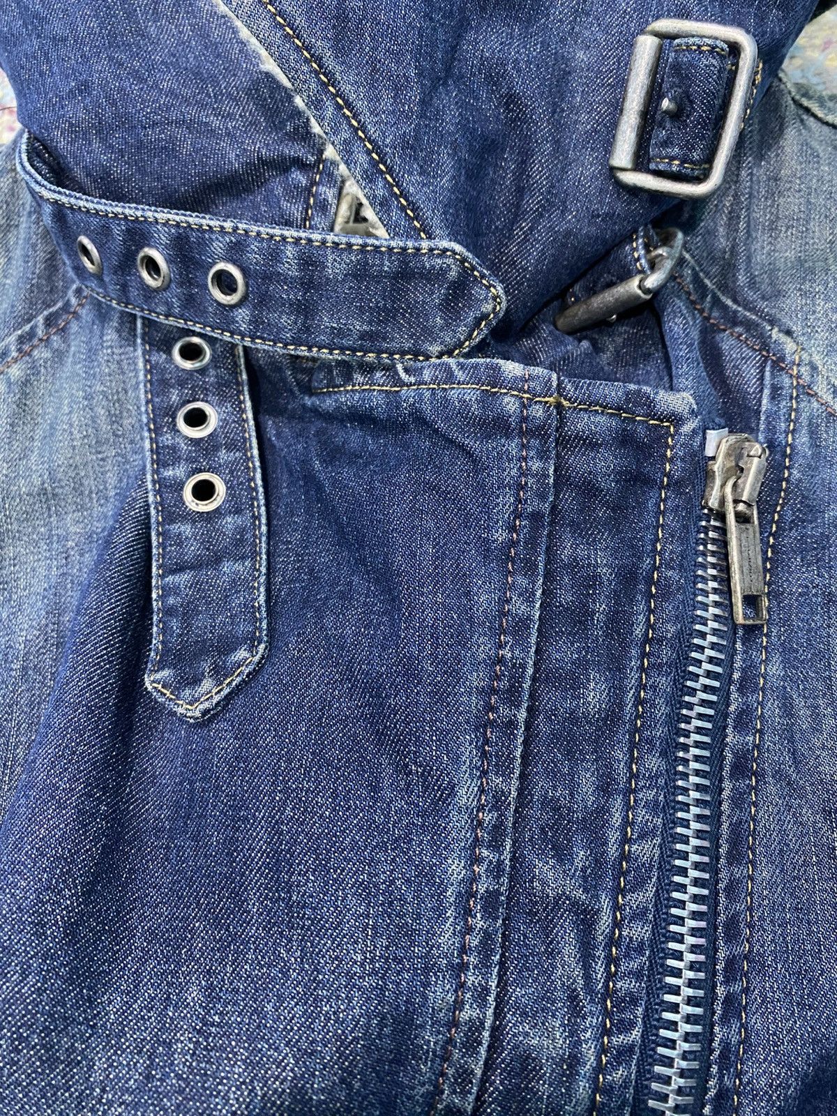 Diesel Diesel Denim Vest Jacket Sherpa Lining Sleeveless Zip Front Size US S / EU 44-46 / 1 - 13 Thumbnail