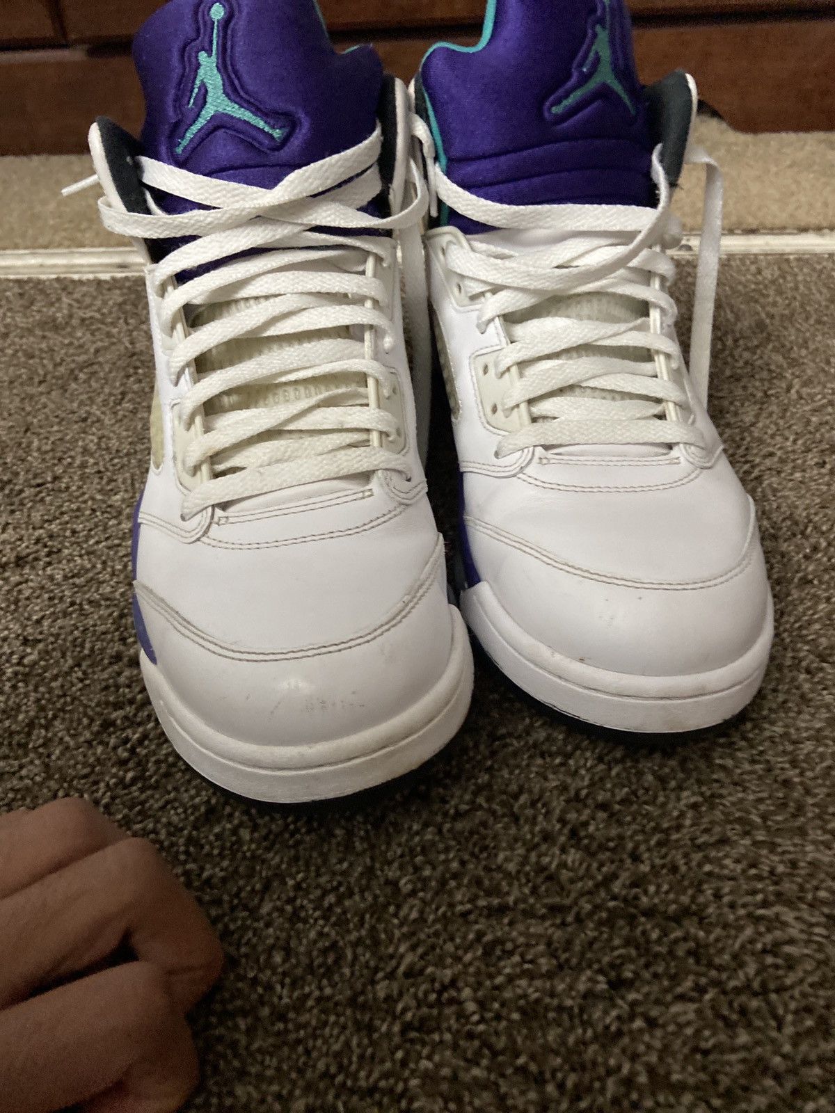 Jordan Brand Jordan 5 grape 2013 8.5/10 condition Size US 10.5 / EU 43-44 - 3 Thumbnail