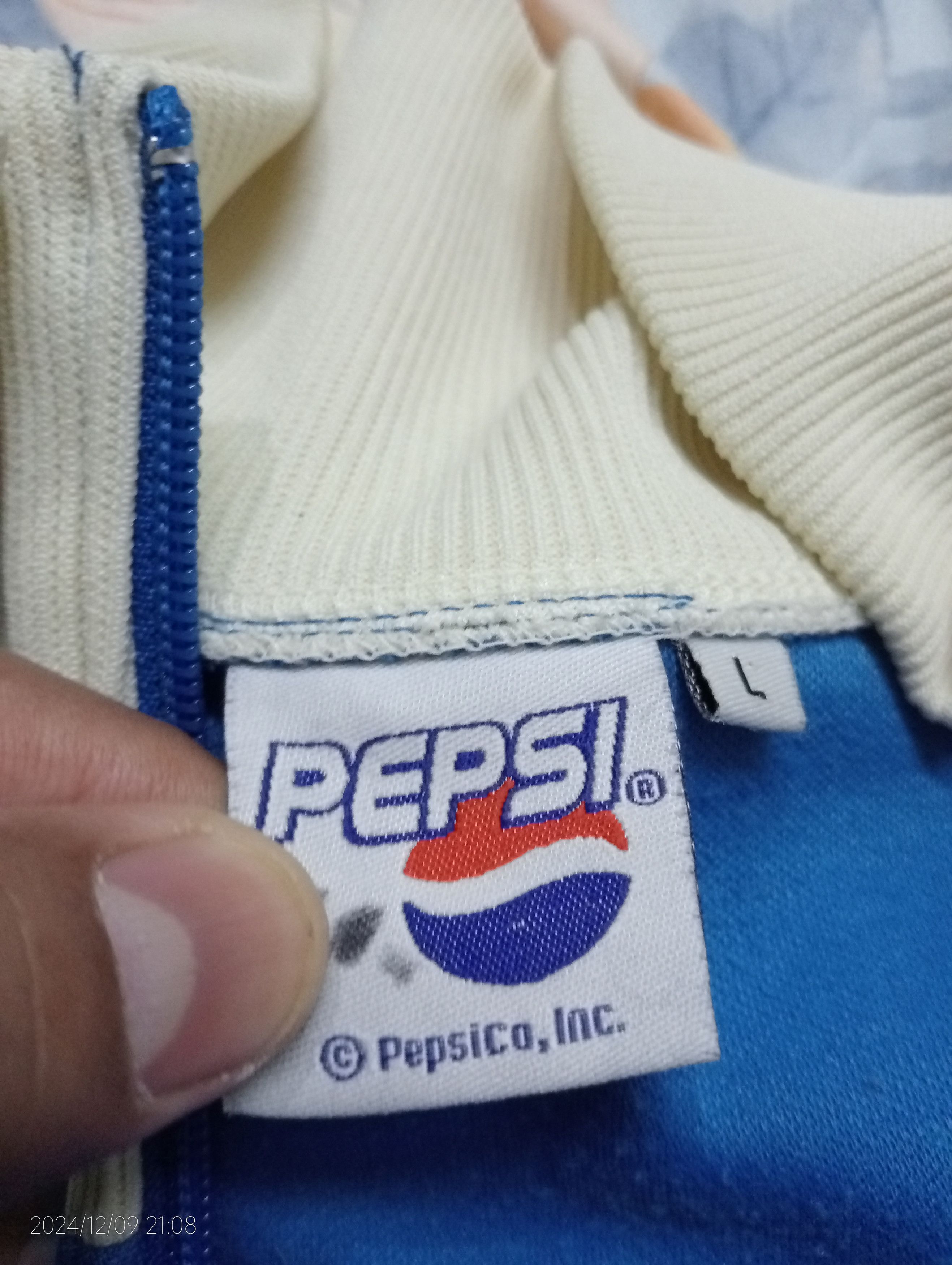 Pepsi × Vintage Vintage '90s Pepsi Track Jacket Very Rare Size US M / EU 48-50 / 2 - 2 Thumbnail