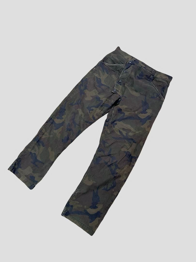 Final Home × Issey Miyake × Japanese Brand VINTAGE FINAL HOMME CAMOUFLAGE PANTS Size US 34 / EU 50 - 1 Thumbnail