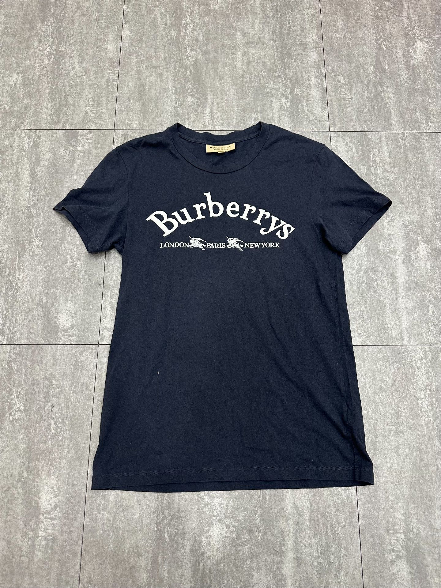 Burberry Burberry Retro Blue T-Shirt s Men Size US S / EU 44-46 / 1 - 1 Thumbnail