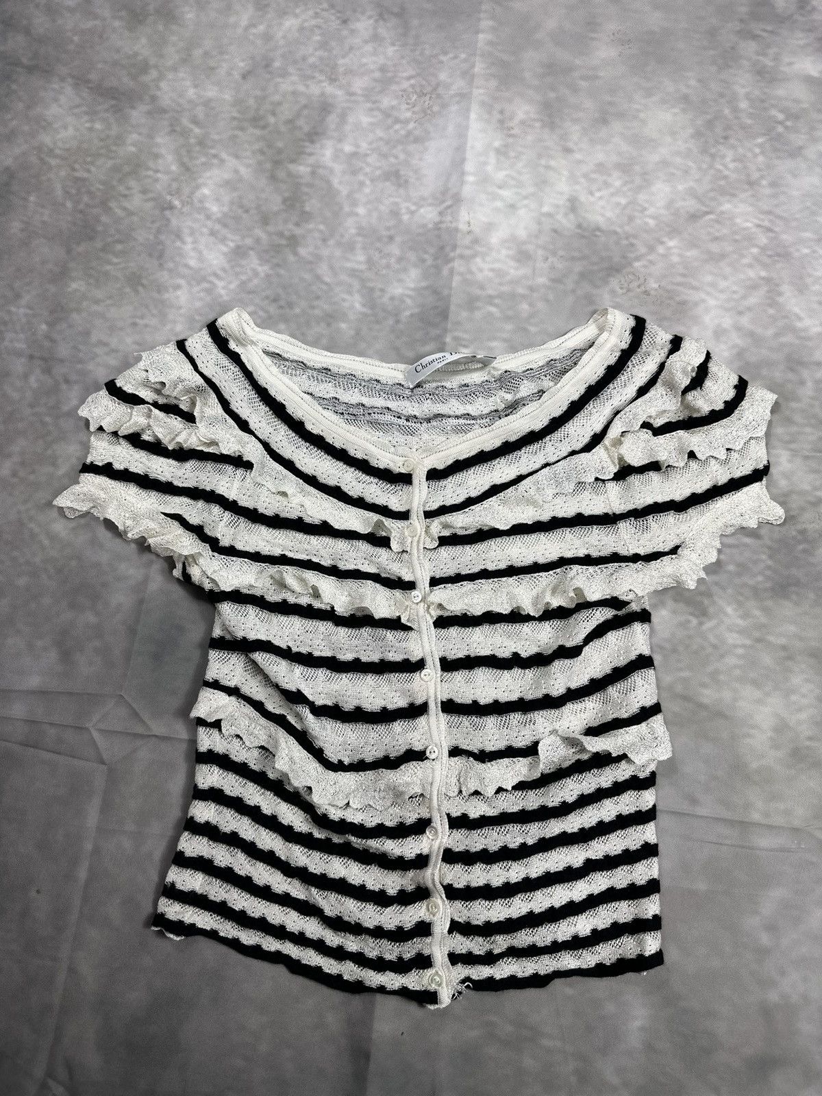 Dior Christian Dior Boutique 2010 silk john galliano Button Top Size M / US 6-8 / IT 42-44 - 12 Thumbnail