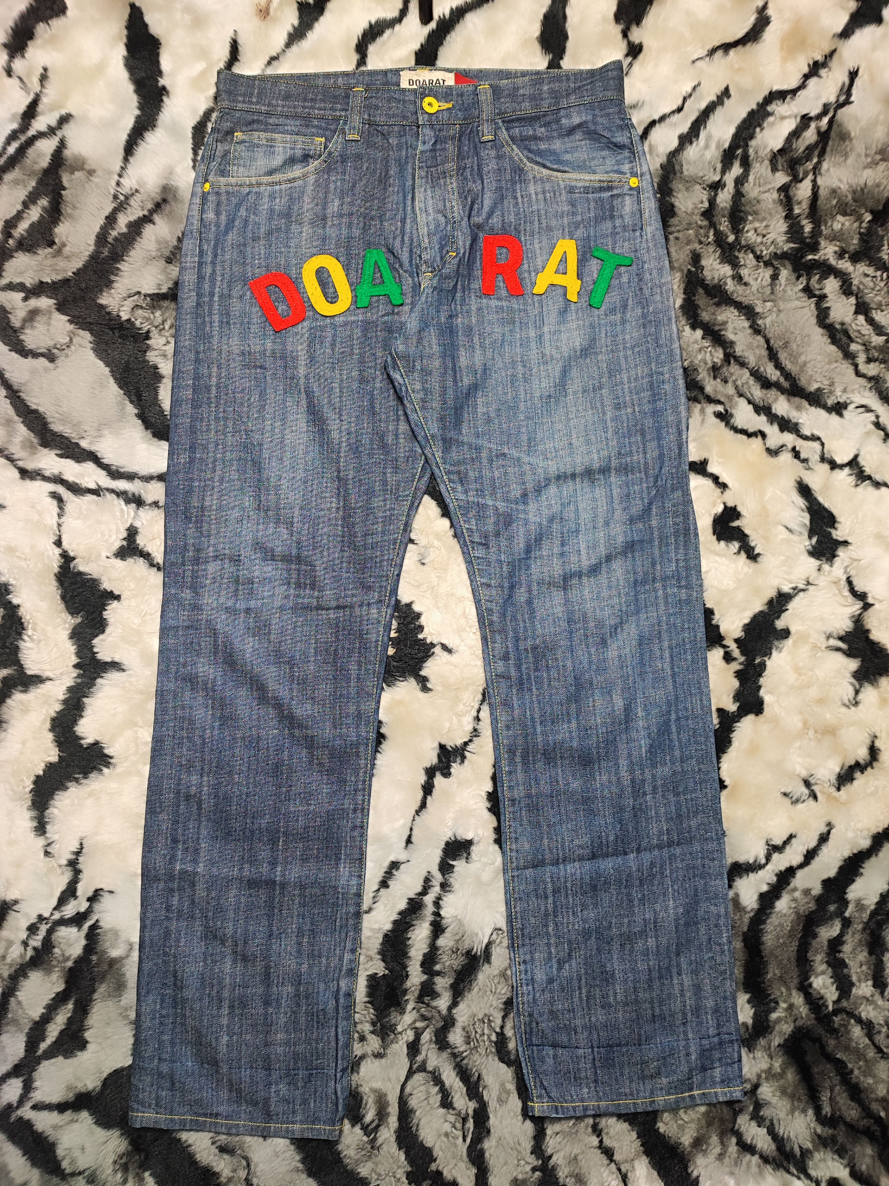 If Six Was Nine × Japanese Brand × Le Grande Bleu (L.G.B.) Doarat Patchwork Denim Size US 32 / EU 48 - 2 Thumbnail
