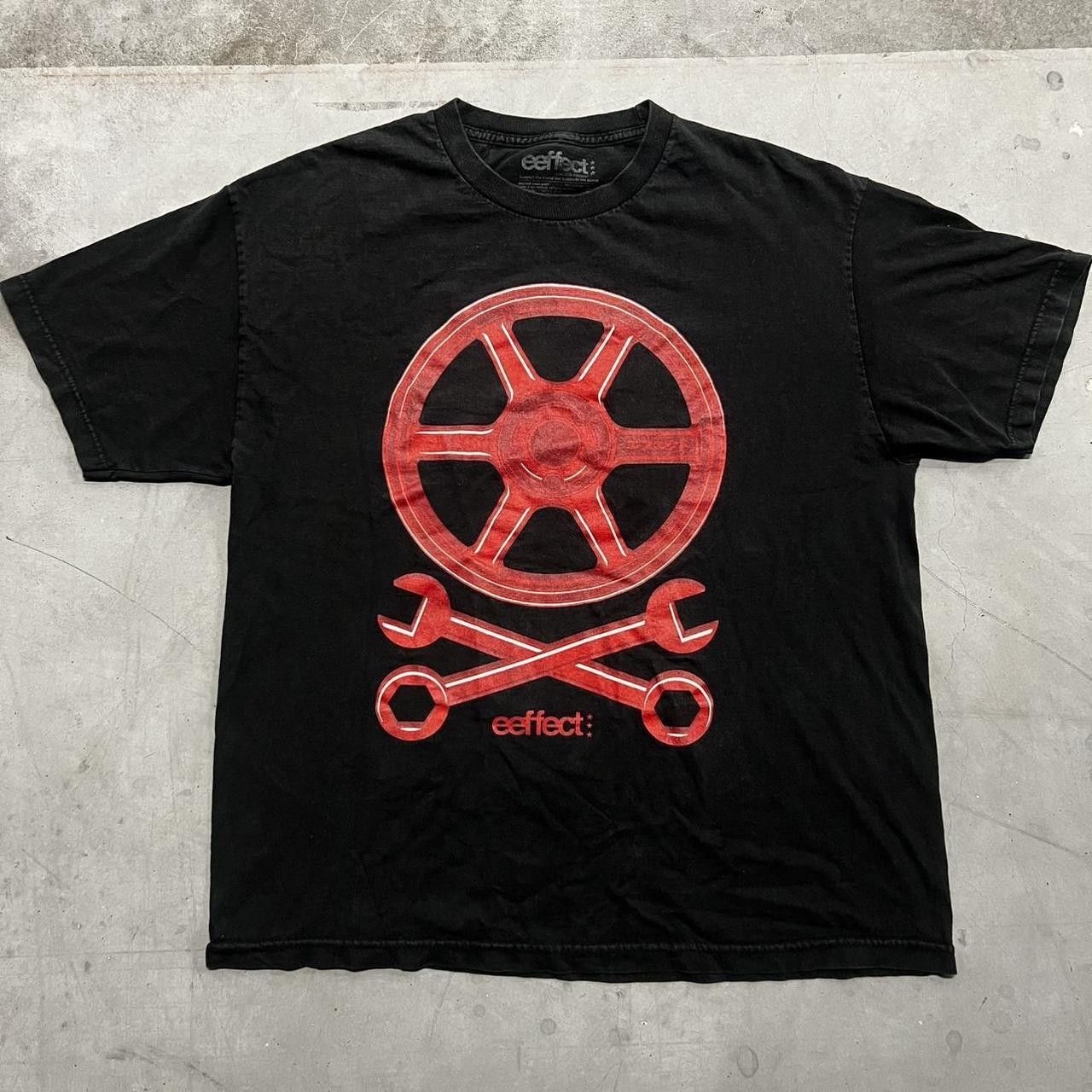 Vintage Crazy Vintage Y2K/2000s eeffect Car Wrench Gears Streetwear Graphic Tee! Size US XL / EU 56 / 4 - 1 Thumbnail