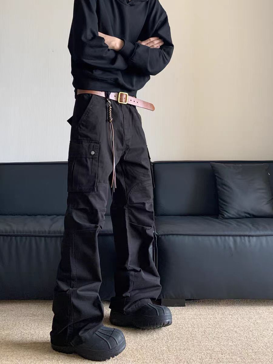 Japanese Brand × Vintage Black Casual Baggy Trousers Size US 30 / EU 46 - 2 Thumbnail