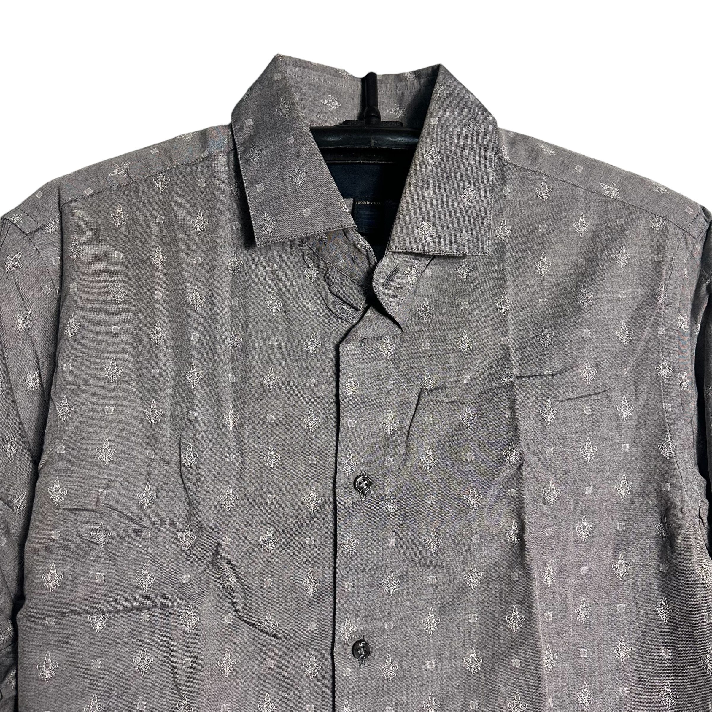 Roberto Cavalli 🔥RARE🔥Vintage Roberto Cavalli OVP Button Up Shirt Size US XXS / EU 40 - 2 Thumbnail