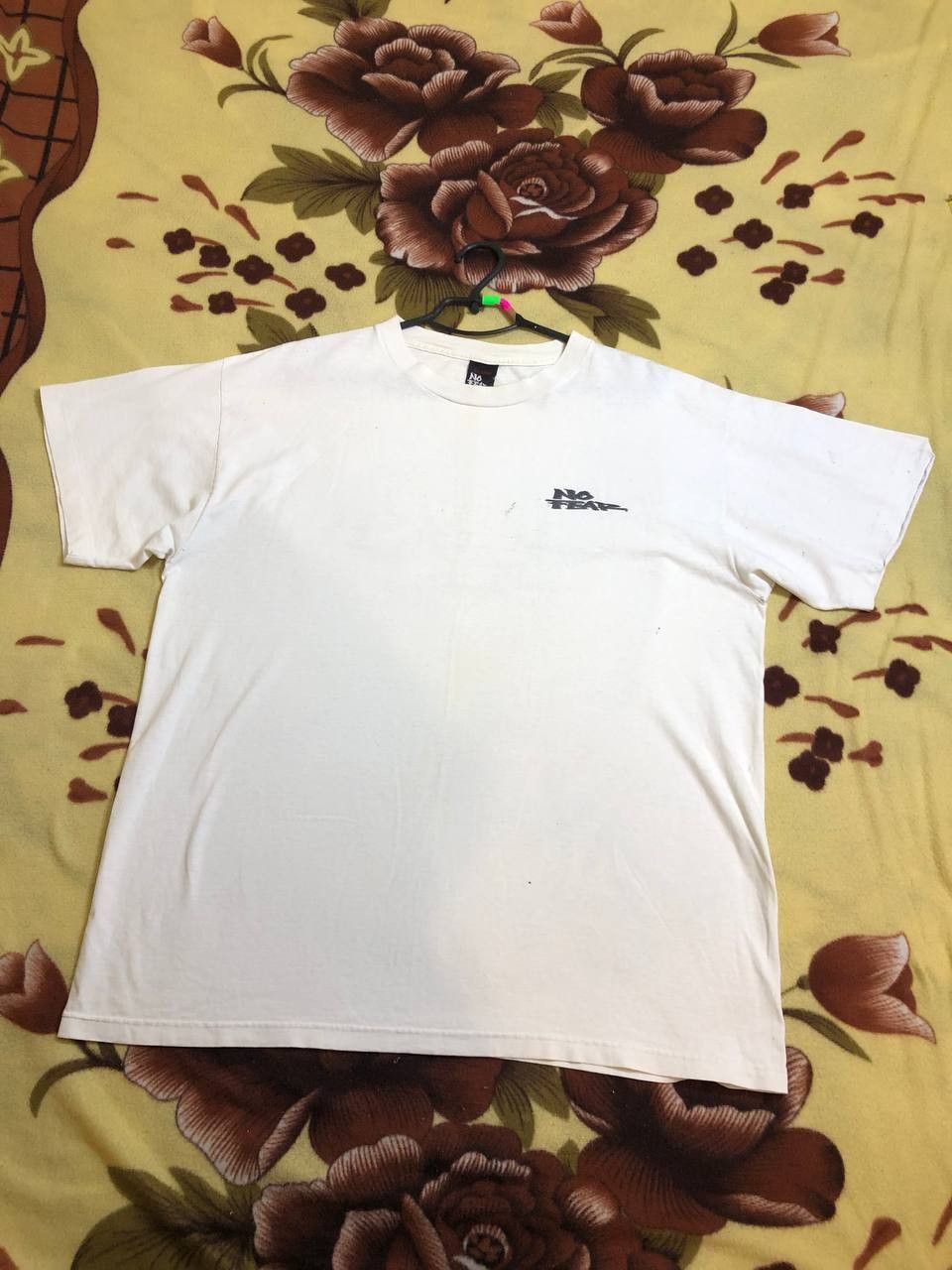 No Fear Vintage No Fear If Your Scared Get A Dog Short Sleeve tee Size US XL / EU 56 / 4 - 1 Thumbnail