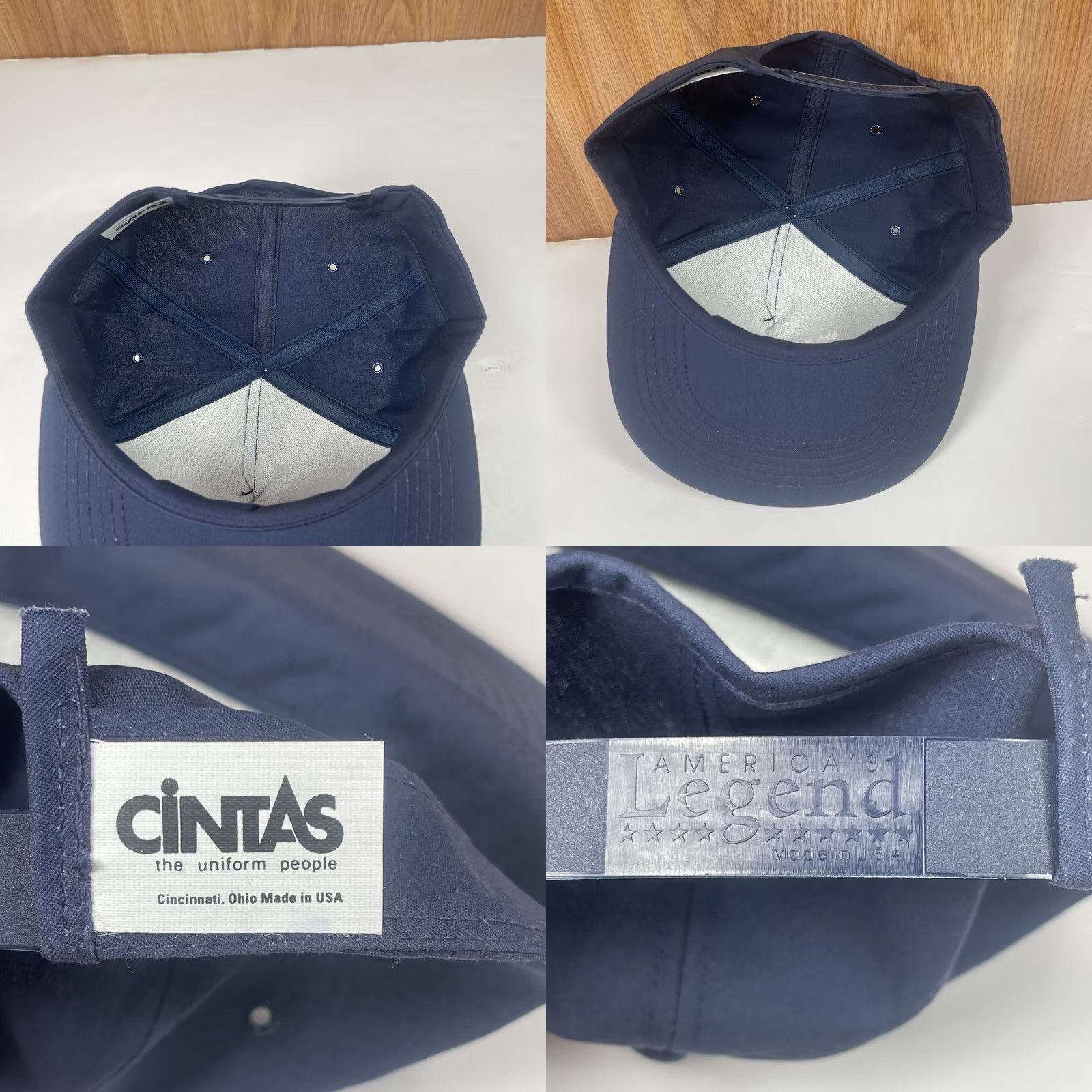Vintage VINTAGE Cintas Weather King Heating & Cooling Snapback Trucker Hat Cap Navy Blue Hat Mens Adjustable Blue Size ONE SIZE - 8 Thumbnail