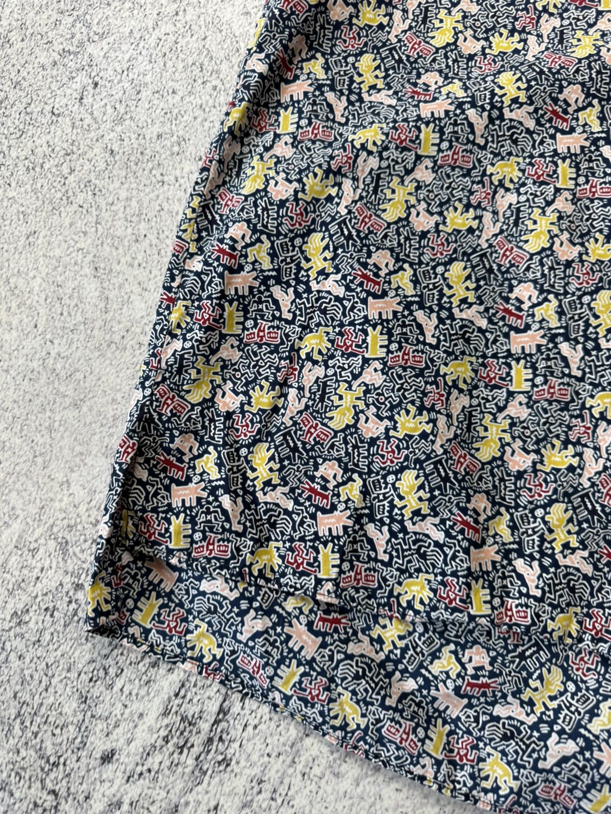 Japanese Brand Lacoste & Keith Haring Monogram Polo Shirt Y2K Size XS / US 0-2 / IT 36-38 - 11 Thumbnail