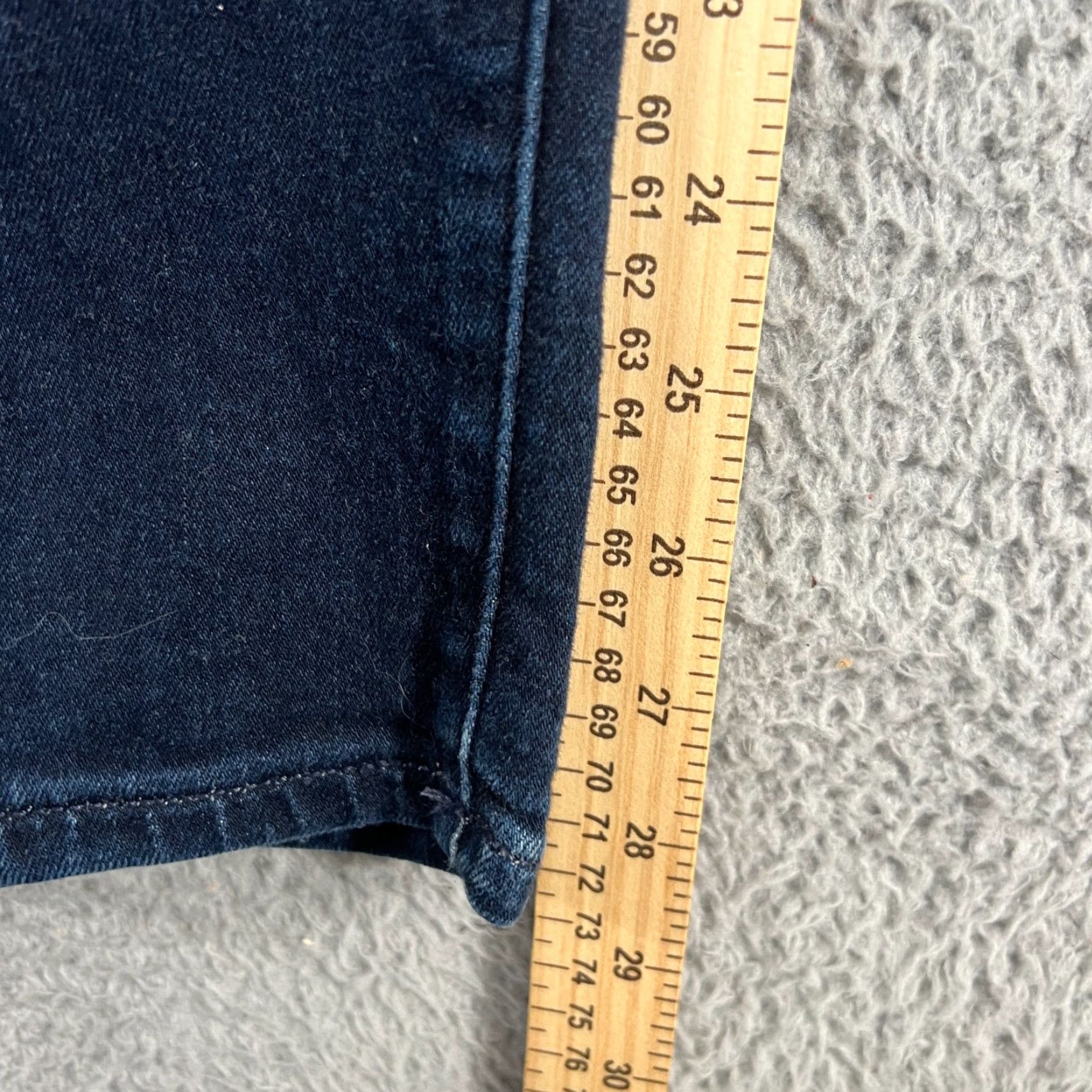 Vintage Revtown Jeans Women's 33 Regular High Rise Skinny Blue Stretch Denim Size 24" / US 00 / IT 34 - 3 Thumbnail