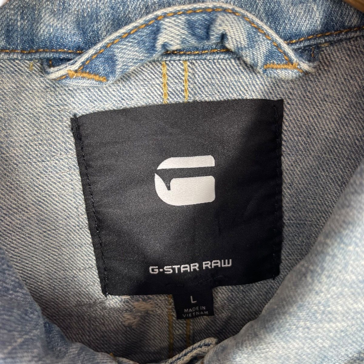 G-Star G-Star Raw D-Staq DC Slim Denim Jacket Light Wash Size US L / EU 52-54 / 3 - 3 Thumbnail