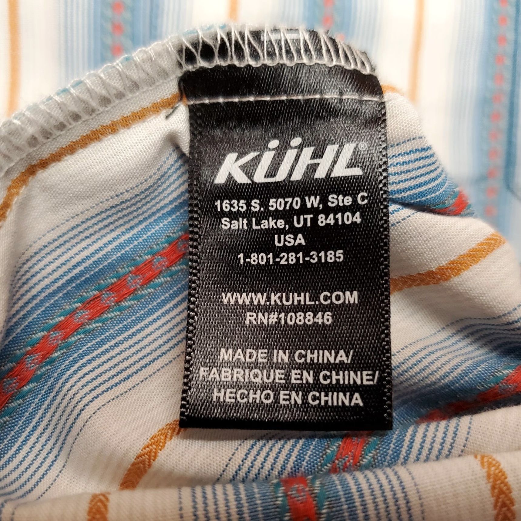 Vintage Kuhl Shirt Mens 2XL Blue Green Stripe Performance Blend Short Sleeve Outdoors Plaid Button-Up Pocketed Casual Mens Size US XXL / EU 58 / 5 - 7 Thumbnail