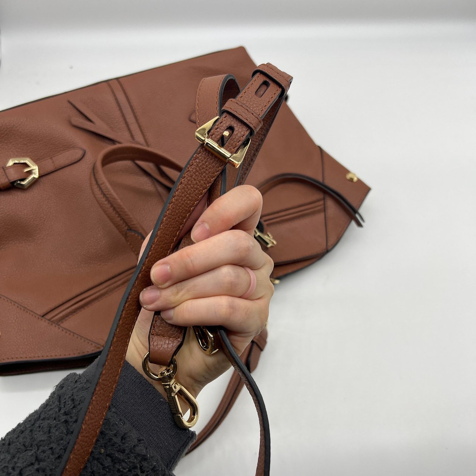 Other LODIS Womens Purse Texas Leather Nikki Satchel B Size ONE SIZE - 12 Thumbnail