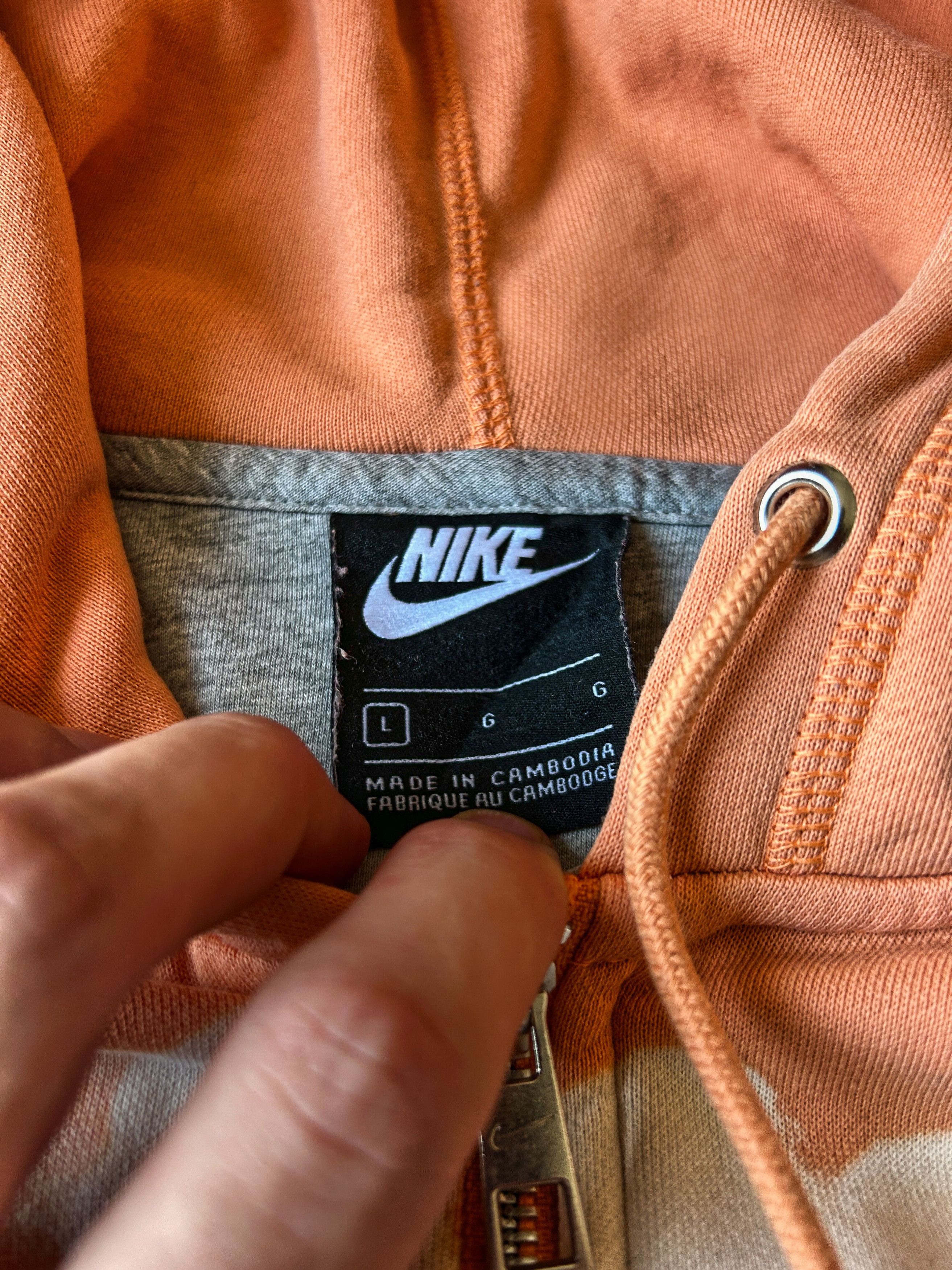 Nike × Vintage Vintage Japanese Kapital Style Nike Skeleton Hoodie 90s Size US L / EU 52-54 / 3 - 7 Thumbnail