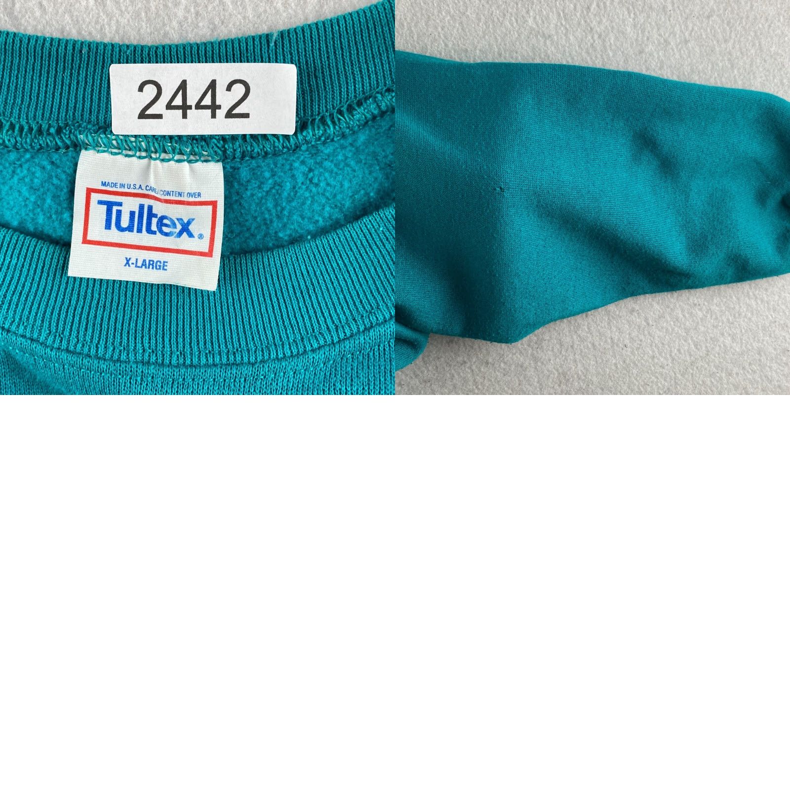 Tultex VINTAGE Tultex Sweatshirt Mens XL Teal USA Made 80s 90s Fleece Pullover Jogger Shirt Men XL Teal USA Made 80s 90s Pullover Sweatshirt Size US XL / EU 56 / 4 - 10 Thumbnail
