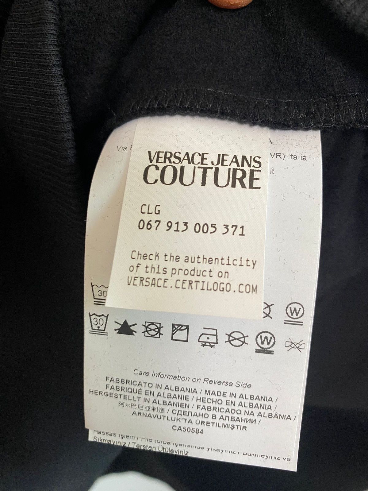Versace Jeans Couture Brushed Flock Couture Sweatshirt Versace Jeans Culture L Size US L / EU 52-54 / 3 - 5 Thumbnail