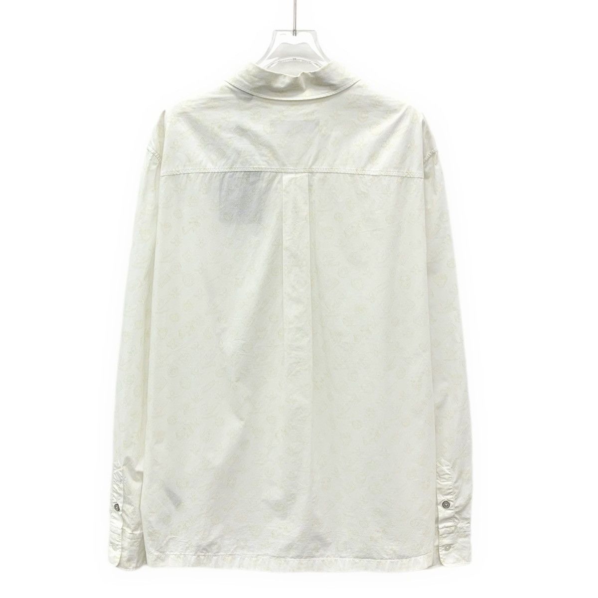 Louis Vuitton Louis Vuitton Off-white Long Sleeve Shirt K26WX Size US L / EU 52-54 / 3 - 2 Thumbnail