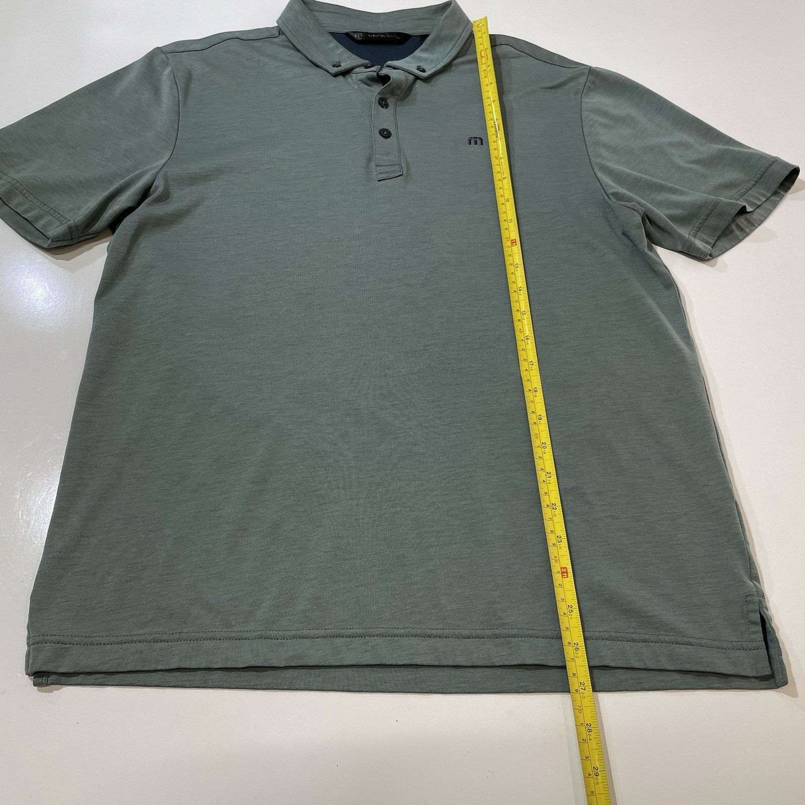 TravisMathew Travis Mathew Men’s Performance Polo Shirt Gray Poly Blend Size US M / EU 48-50 / 2 - 3 Thumbnail