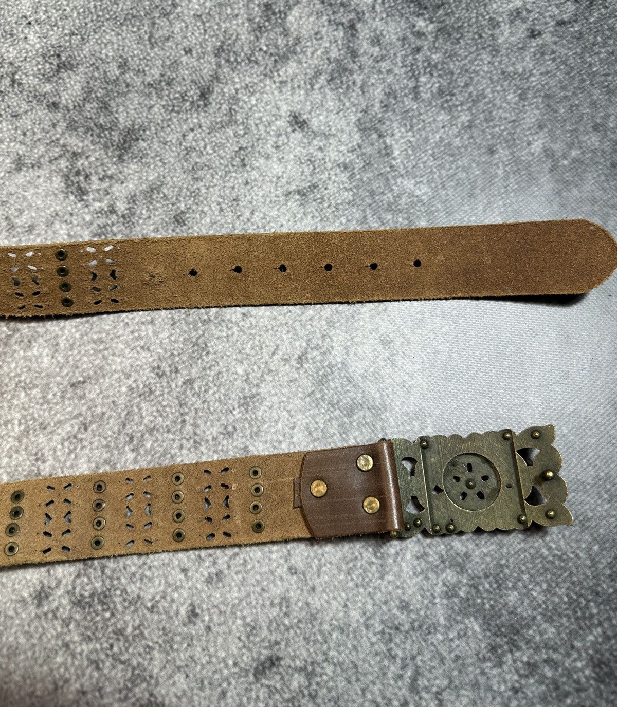 Other Y2K Vintage Avant Garde Leather Belts Streetwear Style Rare Size ONE SIZE - 3 Thumbnail