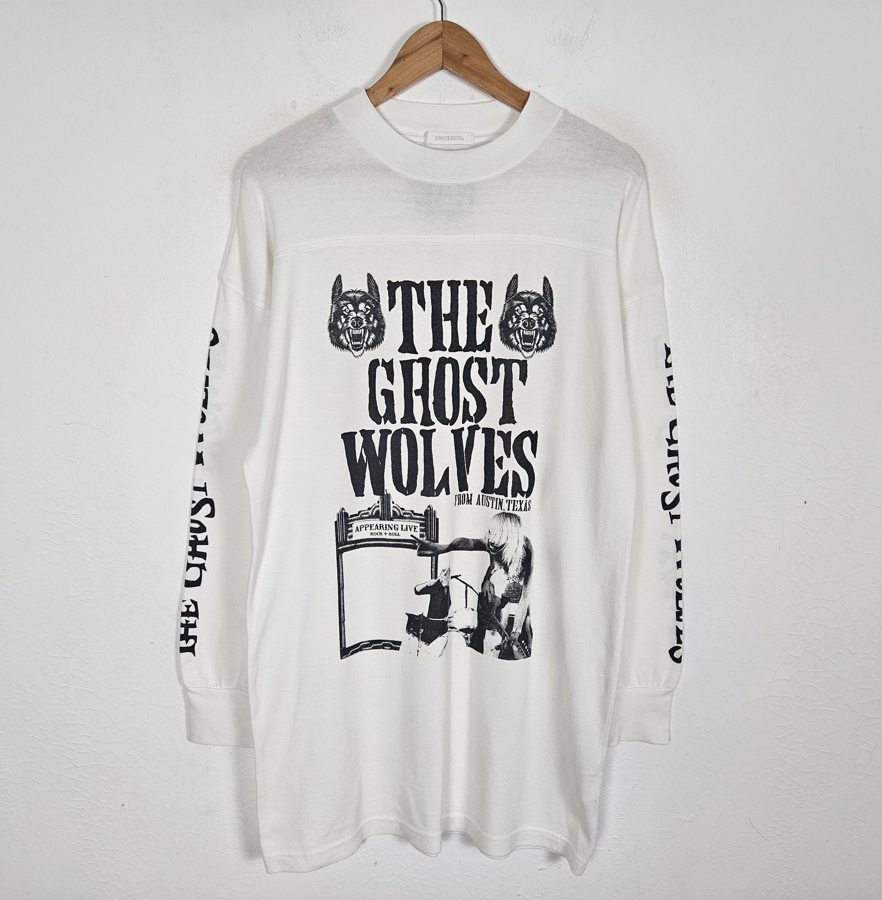 Band Tees × Hysteric Glamour Hysteric Glamour X The Ghost Wolves Band From Austin Taxes Size US L / EU 52-54 / 3 - 2 Thumbnail
