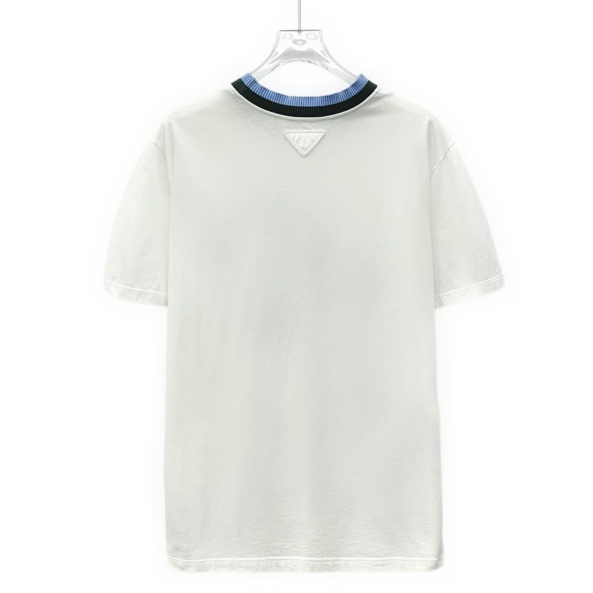 Prada Prada White Robot Print Cotton Short Sleeve T-Shirt Size M / US 6-8 / IT 42-44 - 2 Thumbnail
