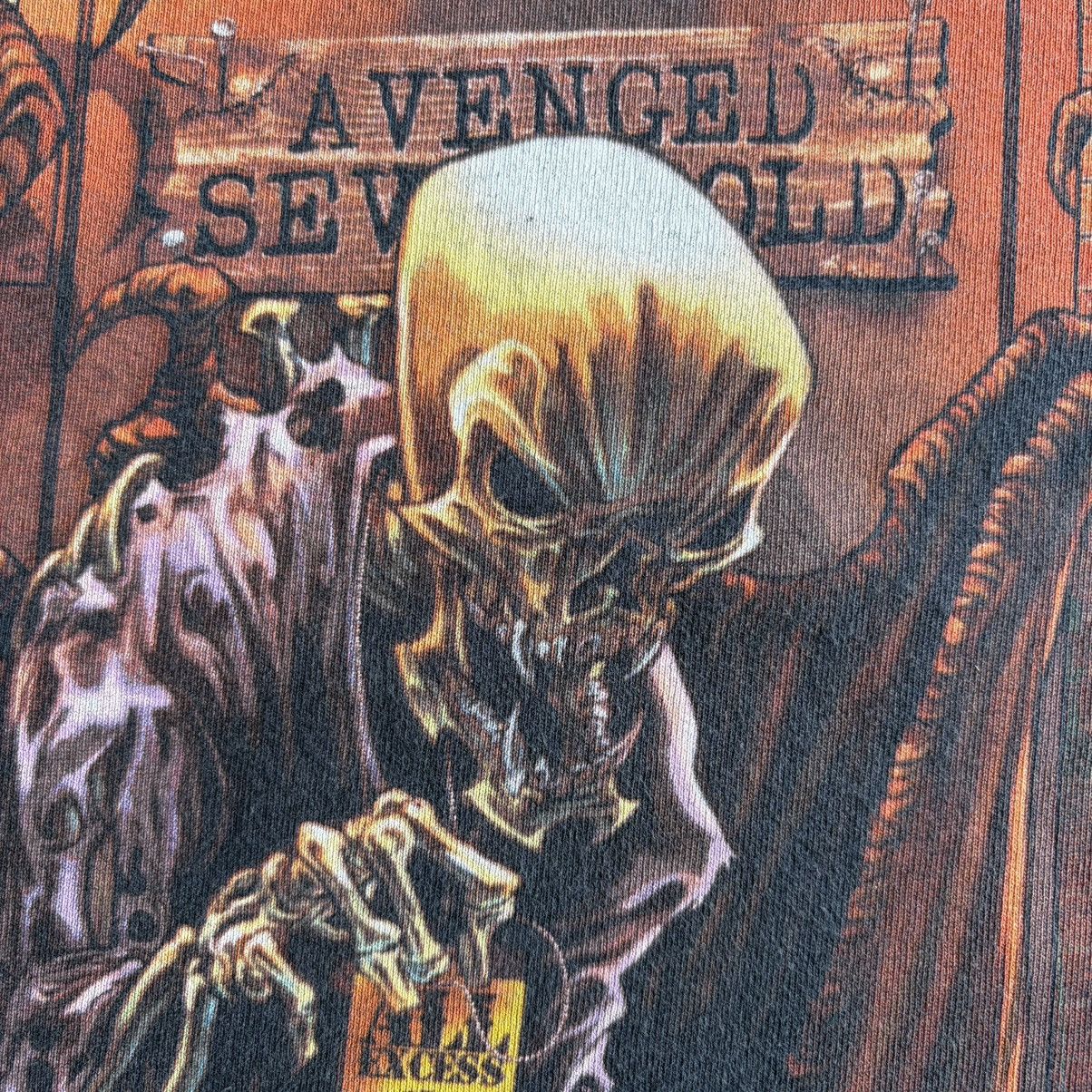 Band Tees Vintage Band Shirt Avenged Sevenfold - All Excess 2007/2008 Size US L / EU 52-54 / 3 - 5 Thumbnail