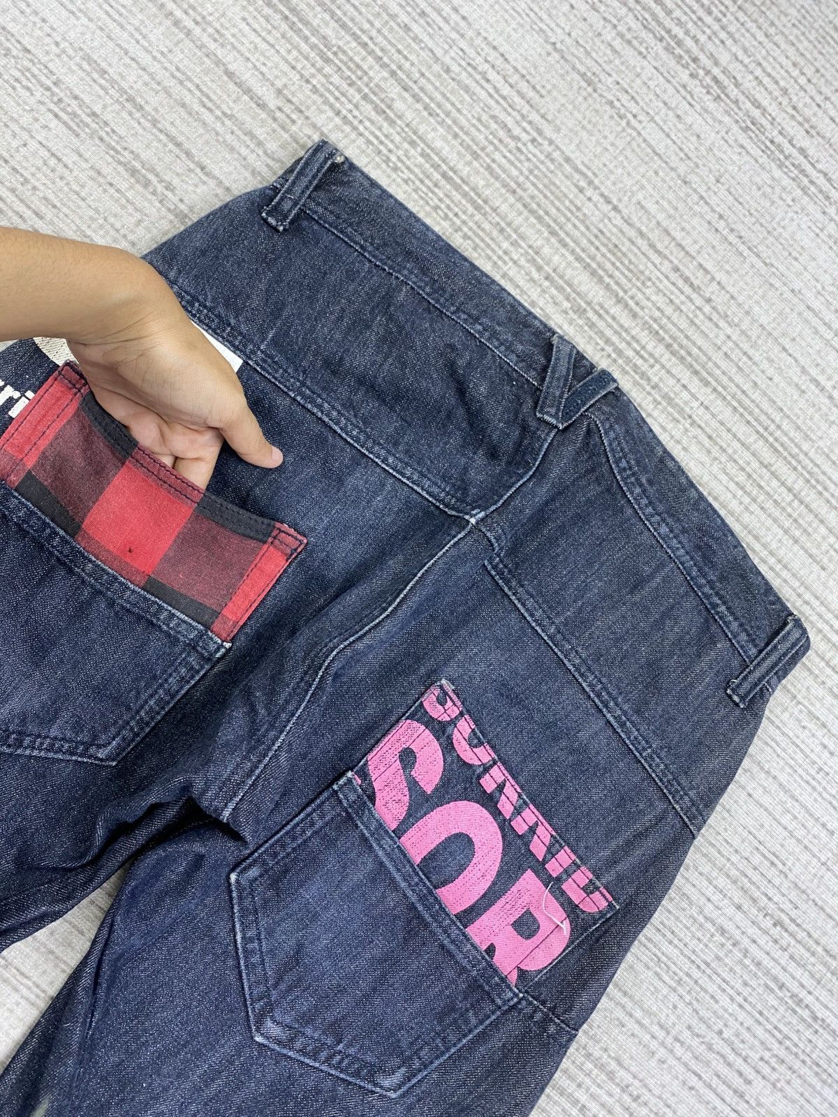 Hysteric Glamour Vintage Sorridere Hysteric Style Punk Design Denim Pants Size US 31 - 13 Thumbnail
