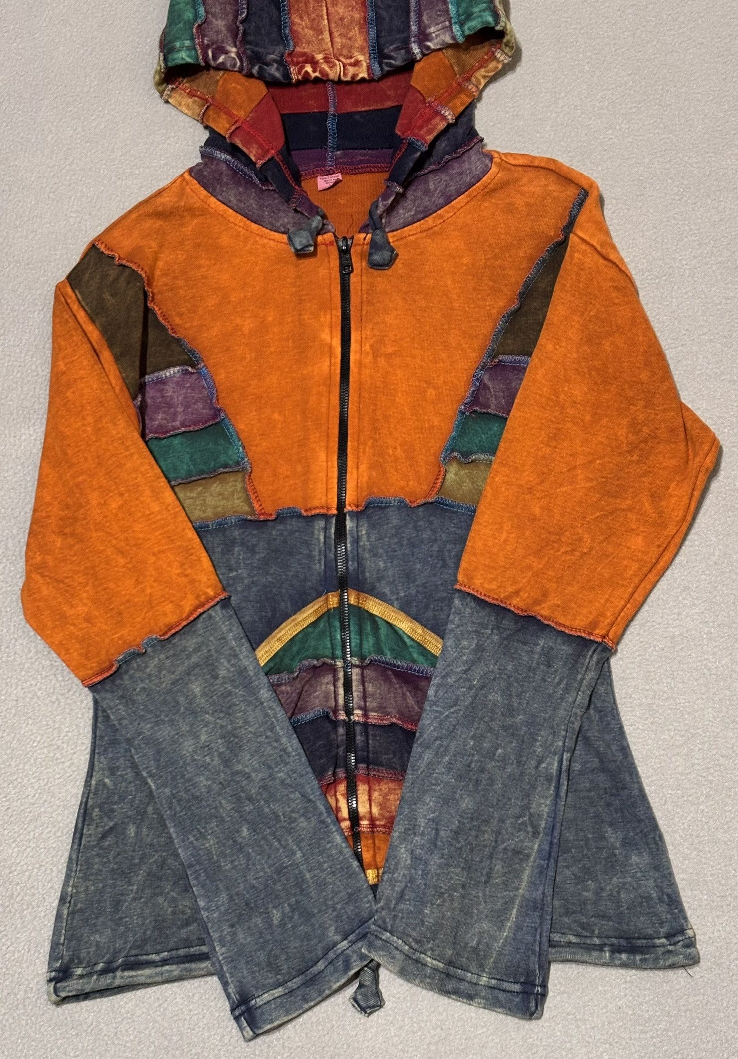 Vintage Boho Hippie Nepal Zip Hoodie Size L Size L / US 10 / IT 46 - 8 Thumbnail