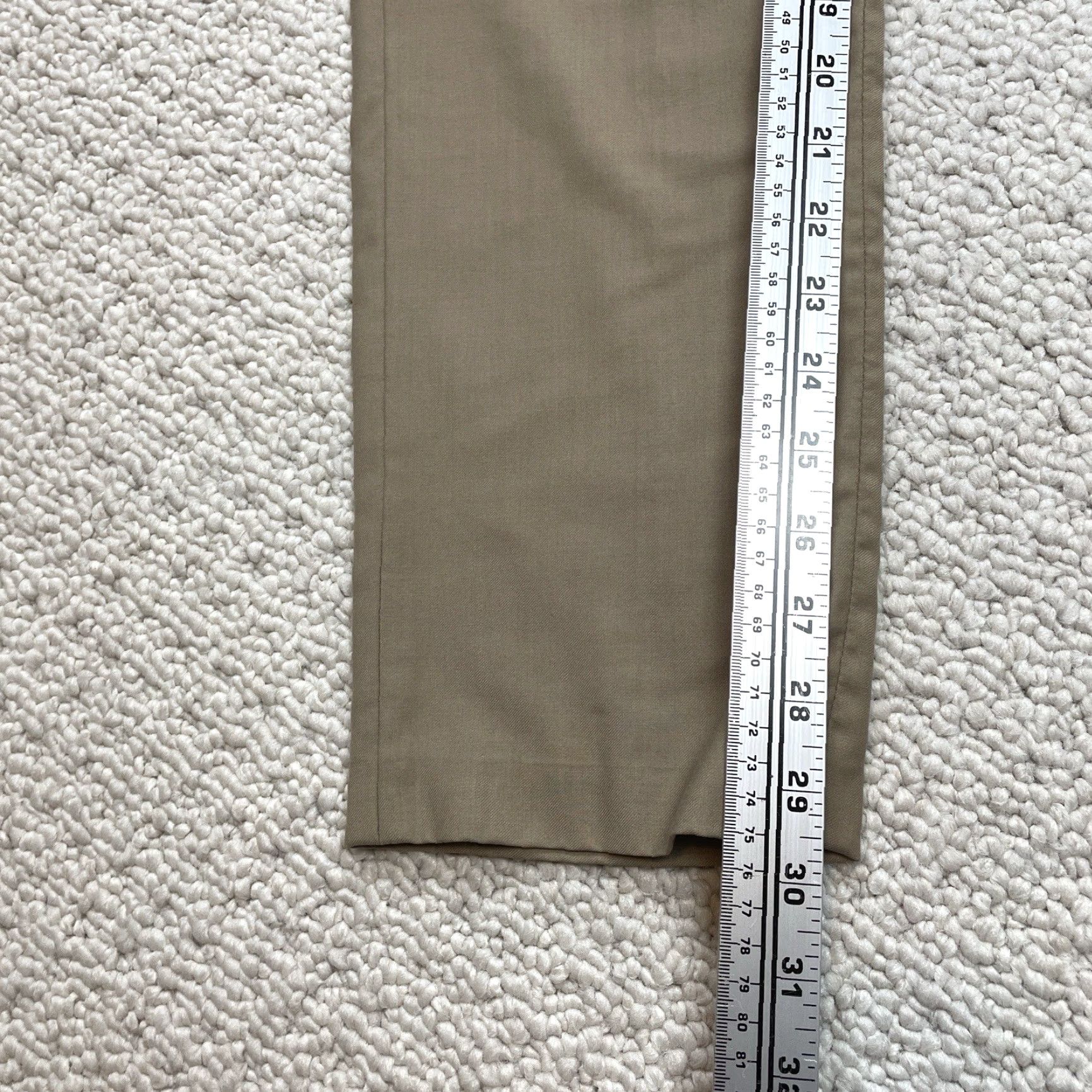Pronto Uomo Pronto Uomo Dress Pants Mens 29x32 Brown Straight Polyester Slacks Trousers Size US 29 - 4 Thumbnail