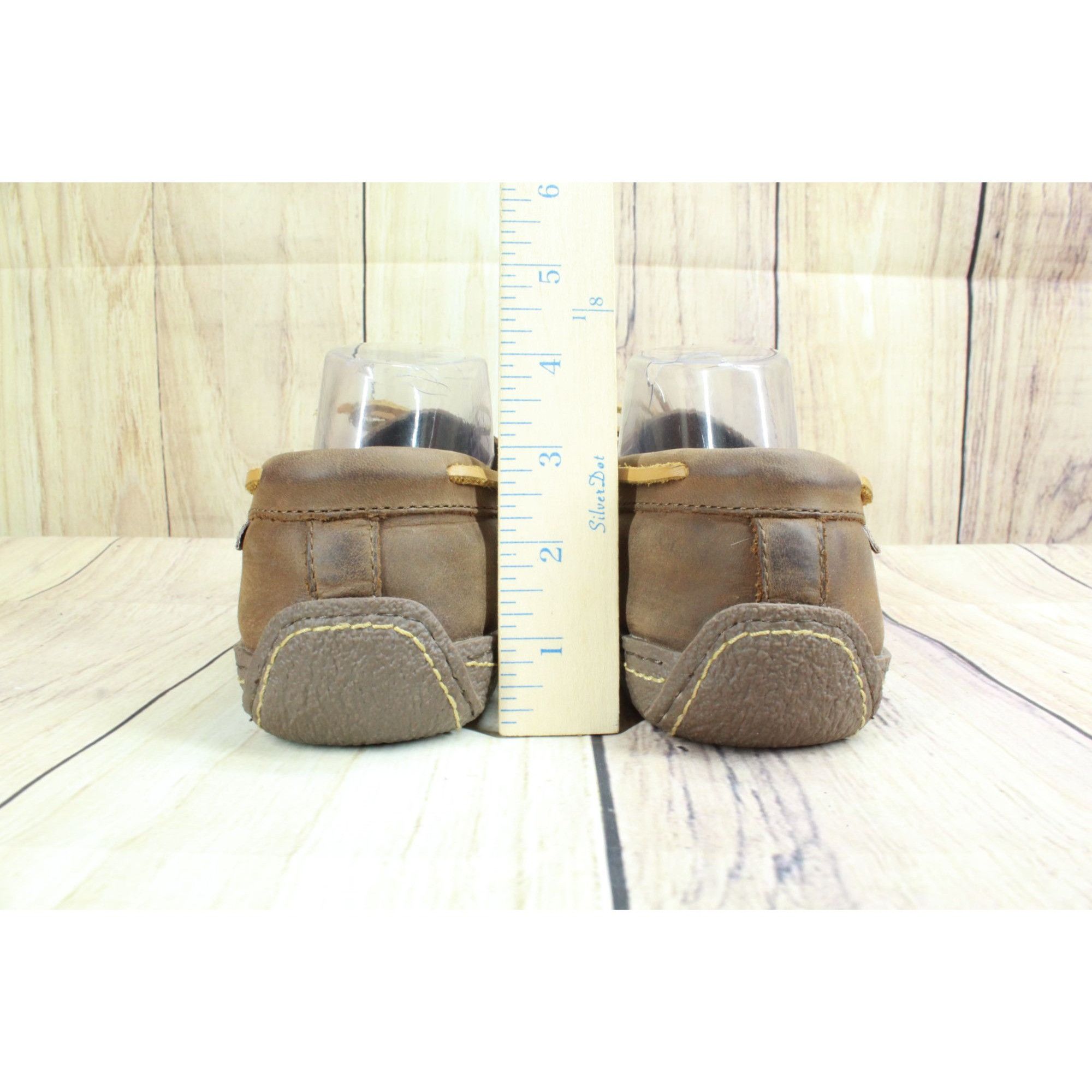 L.L. Bean × Leather LL Bean Men’s Leather Flannel Slippers Brown – Size 8 Size US 8 / EU 41 - 6 Thumbnail