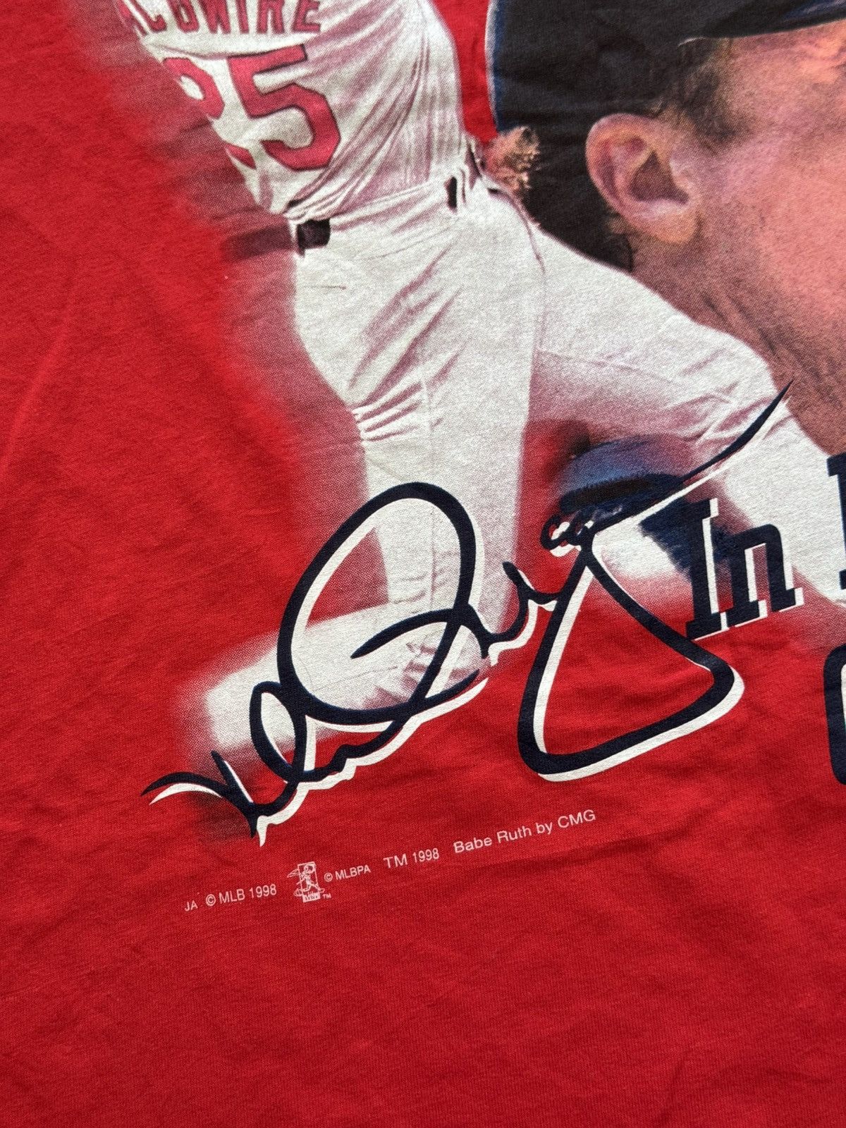 MLB Vintage 00’s McGwire #25 MLB Baseball T-Shirt Size US L / EU 52-54 / 3 - 2 Thumbnail