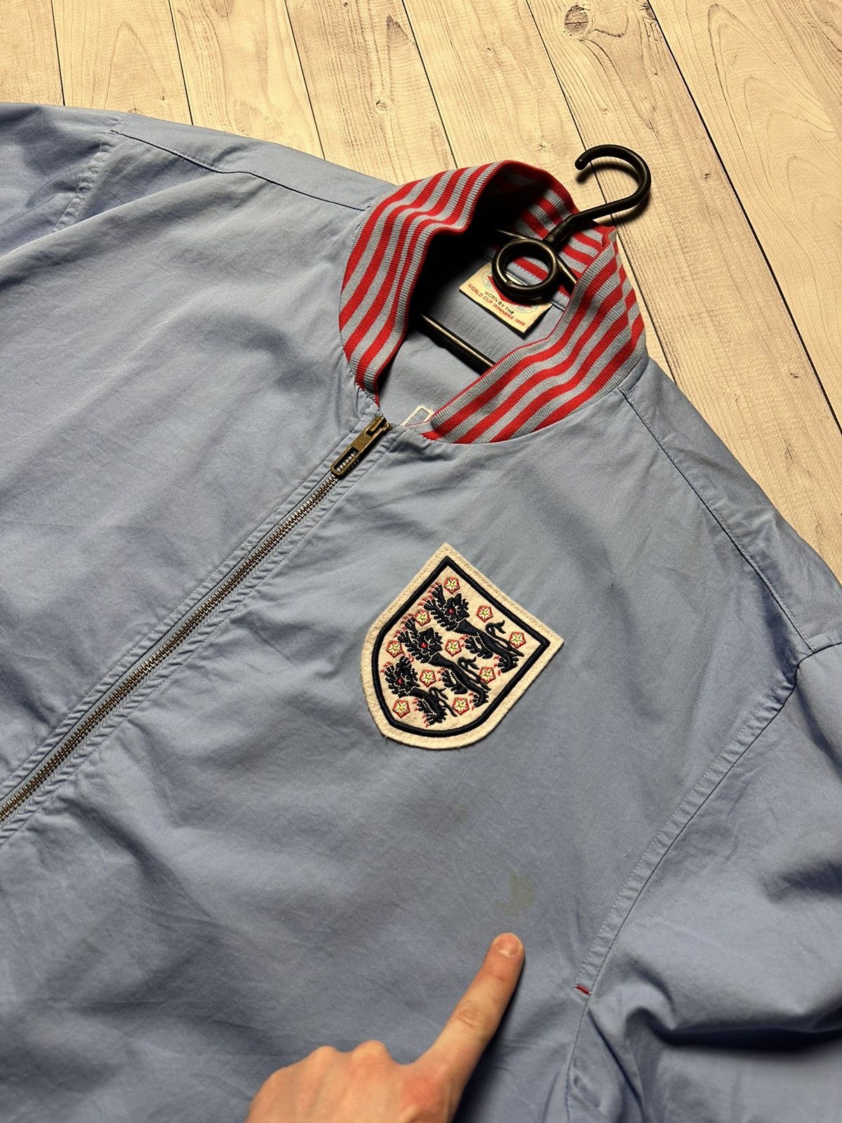 Umbro × Vintage Vintage Umbro England soccer jacket bomber size XXL blue Size US XXL / EU 58 / 5 - 5 Thumbnail