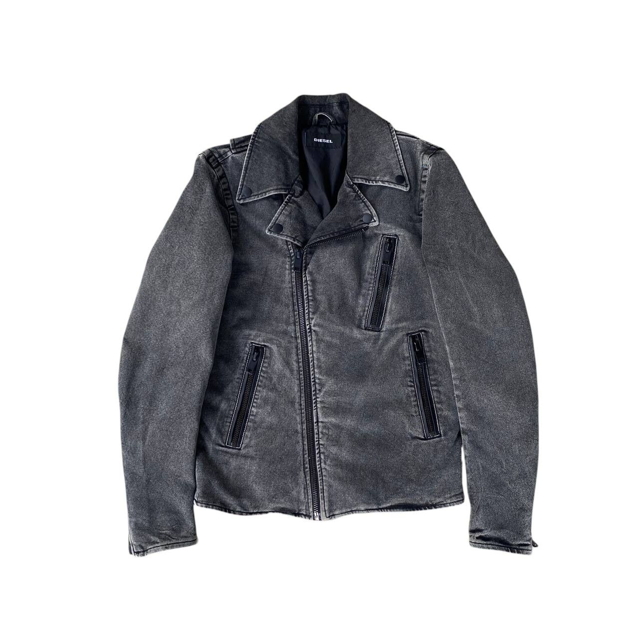 Diesel DIESEL BIKER JACKET FADED BLACK MEDIUM Size US M / EU 48-50 / 2 - 5 Thumbnail