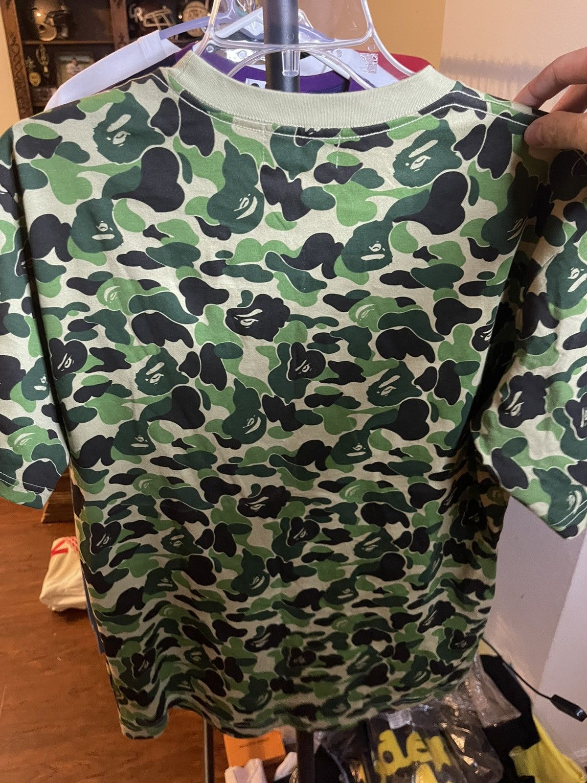 Bape Bape Green Camo Tee Size L BRAND NEW Size US L / EU 52-54 / 3 - 4 Thumbnail