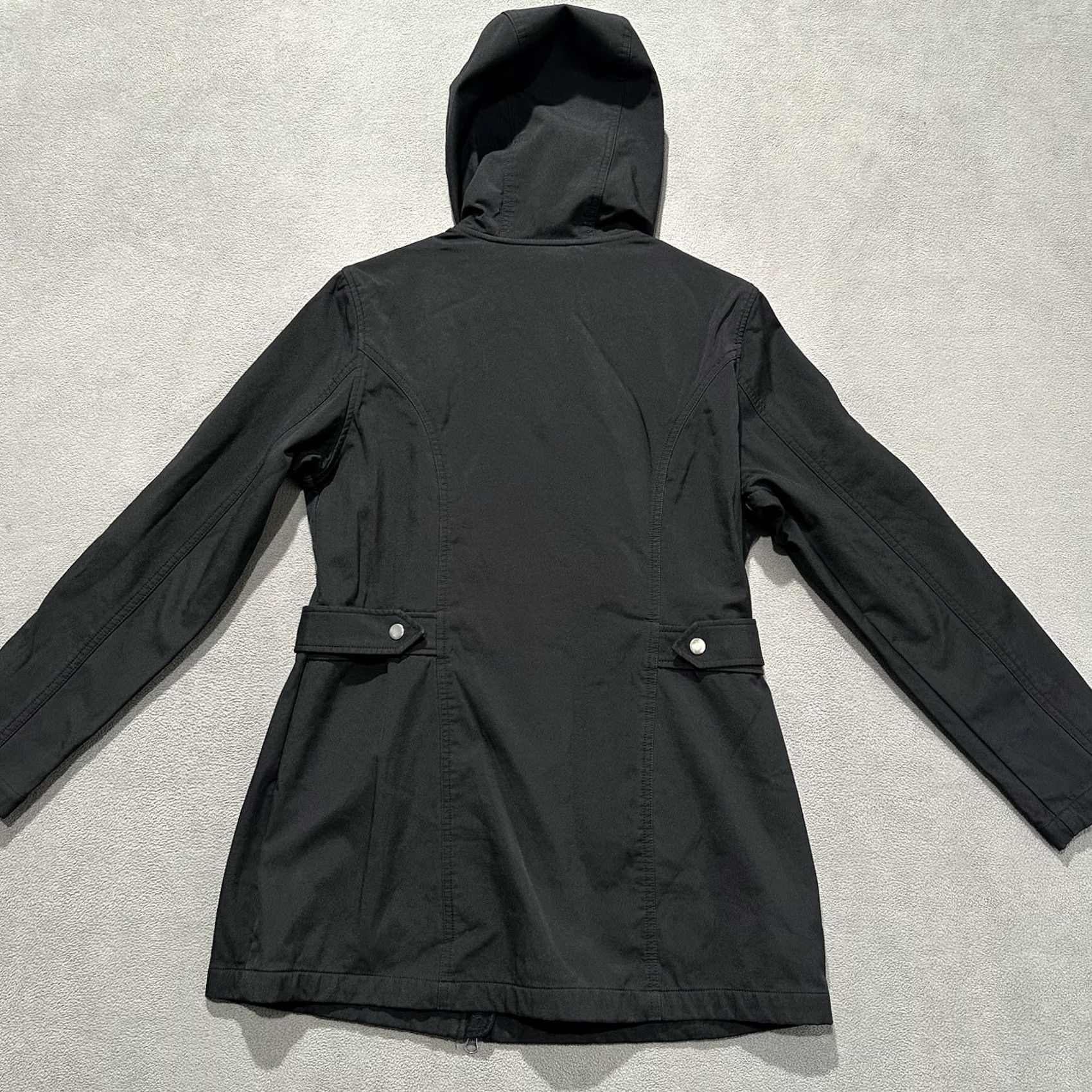 Vintage VINTAGE FreeTech Jacket Womens M Black Softshell Lined Full Zip Hooded Water Resistant GUC Regular Fit Outdoor Mens Womens Boys Girls Size M / US 6-8 / IT 42-44 - 2 Thumbnail