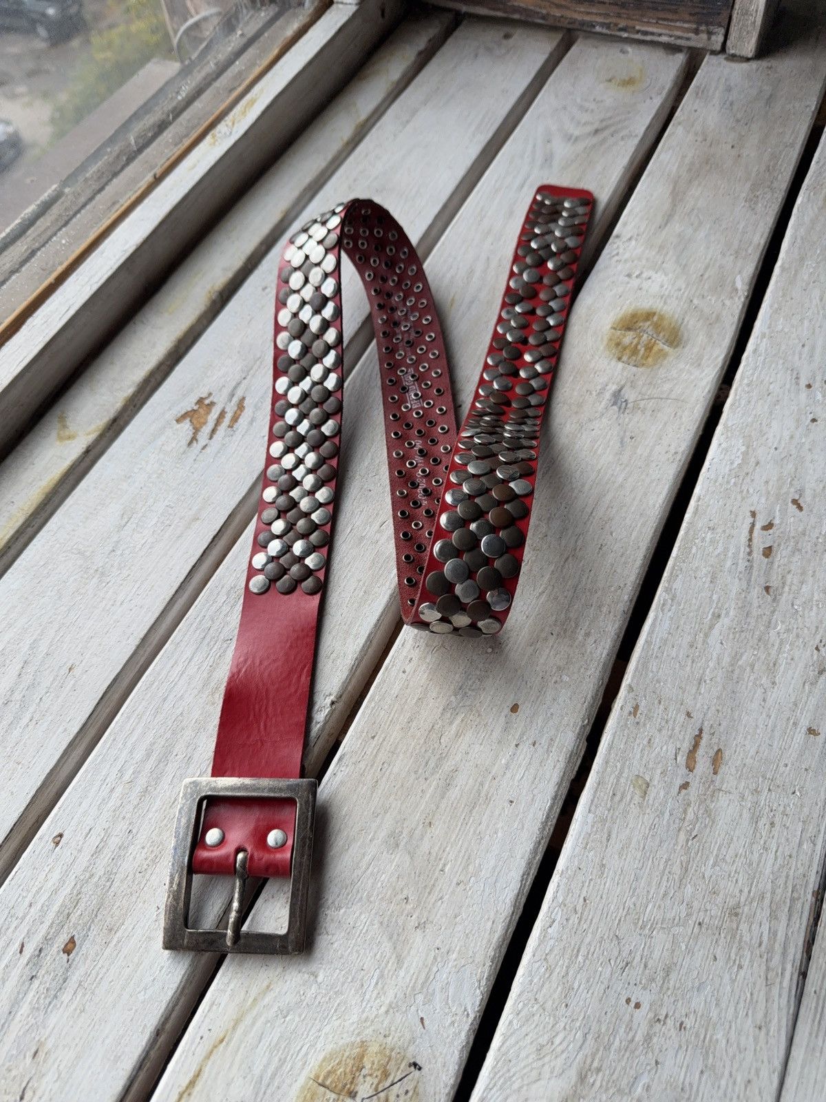 90s Y2K Avant Garde Punk Hysteric Japanese Retro Style Belt