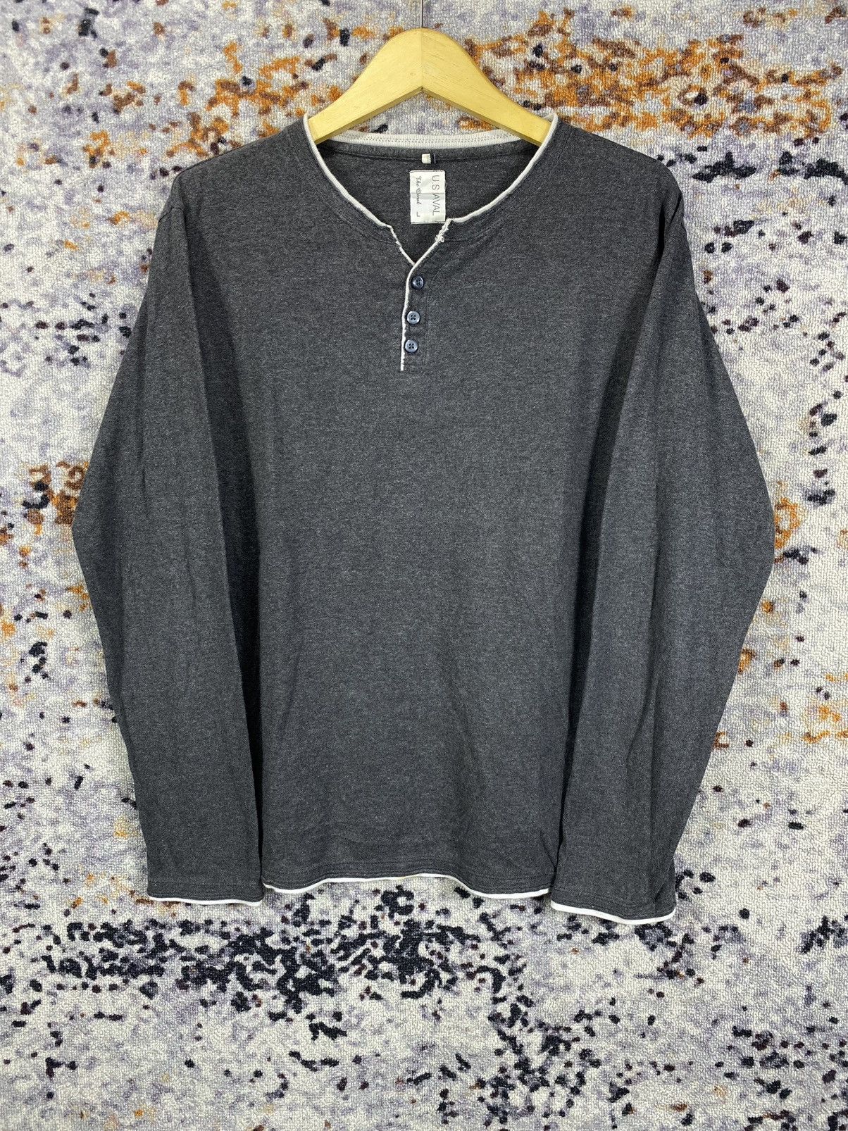 If Six Was Nine × Japanese Brand × Vintage Double Layer U.S Naval Ifsixwasnine Style Shirt Size US L / EU 52-54 / 3 - 1 Thumbnail