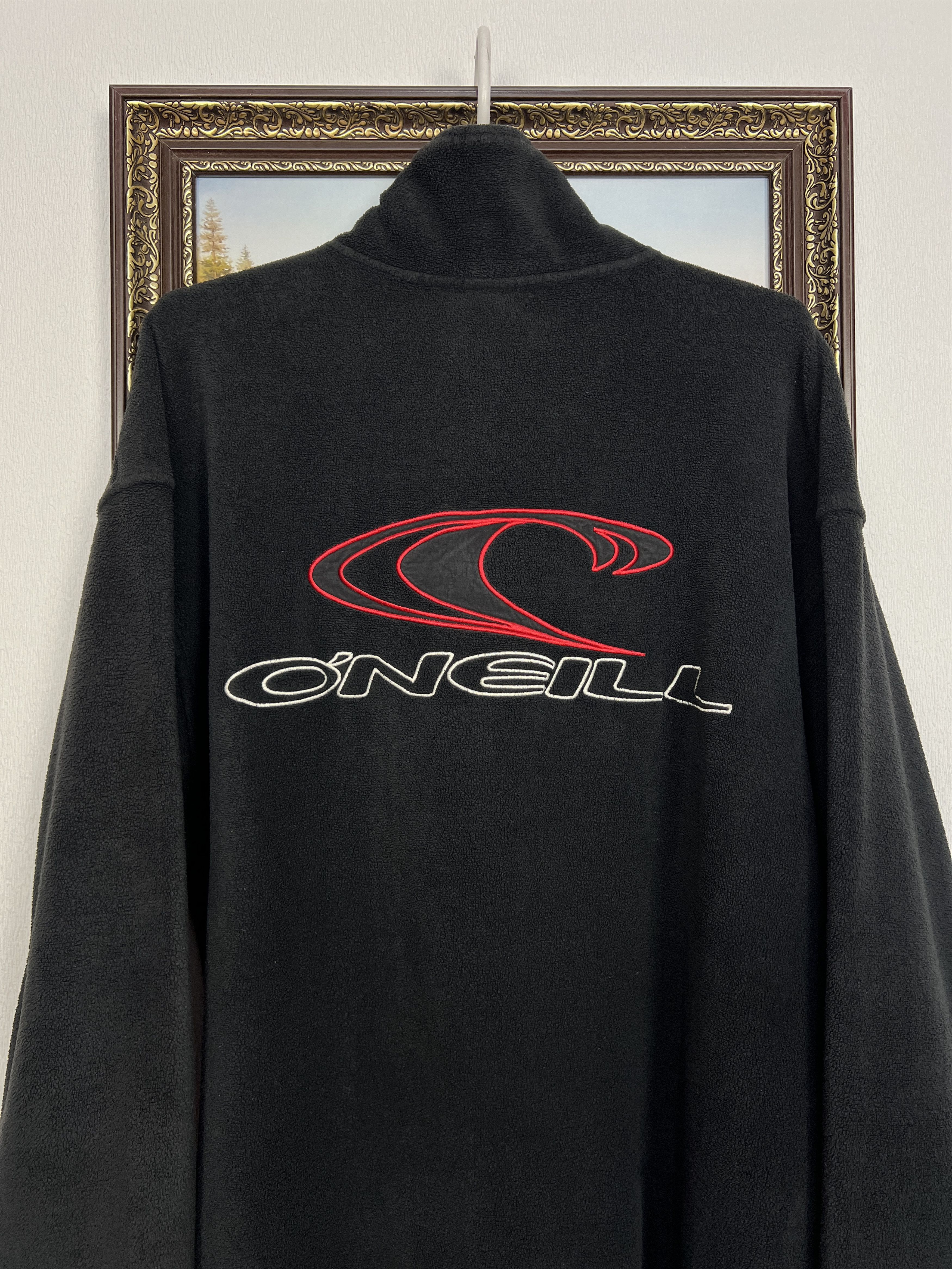 O'Neill Vintage Oneill Fleece Skater Sking Surfing Jacket 1/4 Zip Size US L / EU 52-54 / 3 - 2 Thumbnail