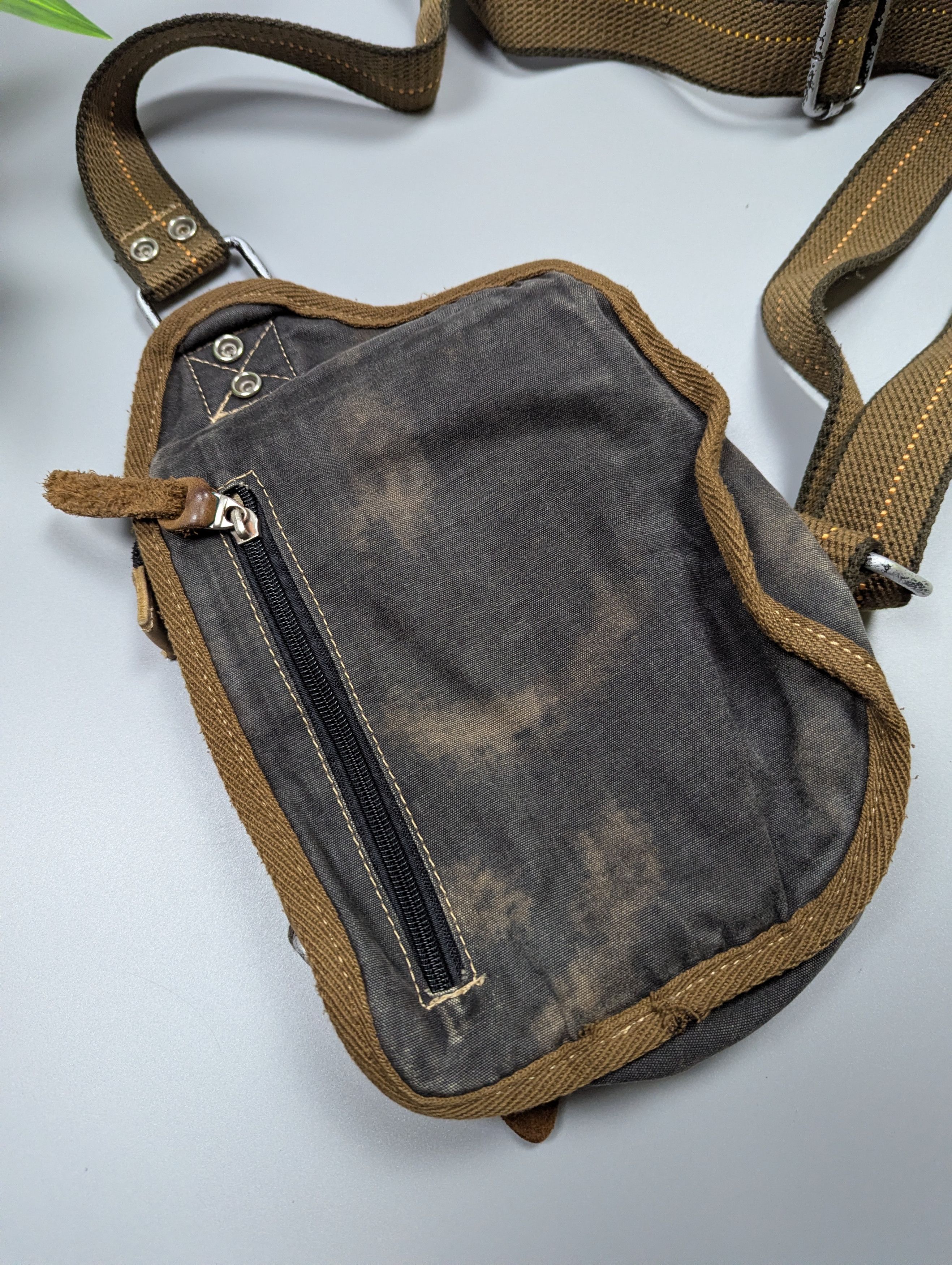 Vintage Toscanino VTG Italy Y2K Distressed Denim Crossbody Size ONE SIZE - 12 Thumbnail