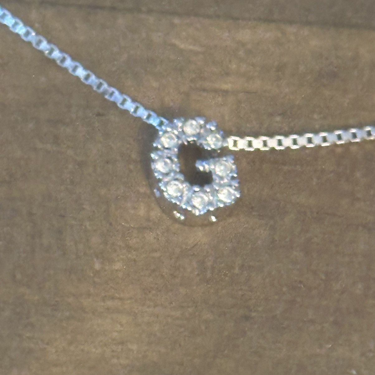 Other × Vintage Vintage Nadri silver tone CZ initial letter G necklace Size ONE SIZE - 3 Thumbnail