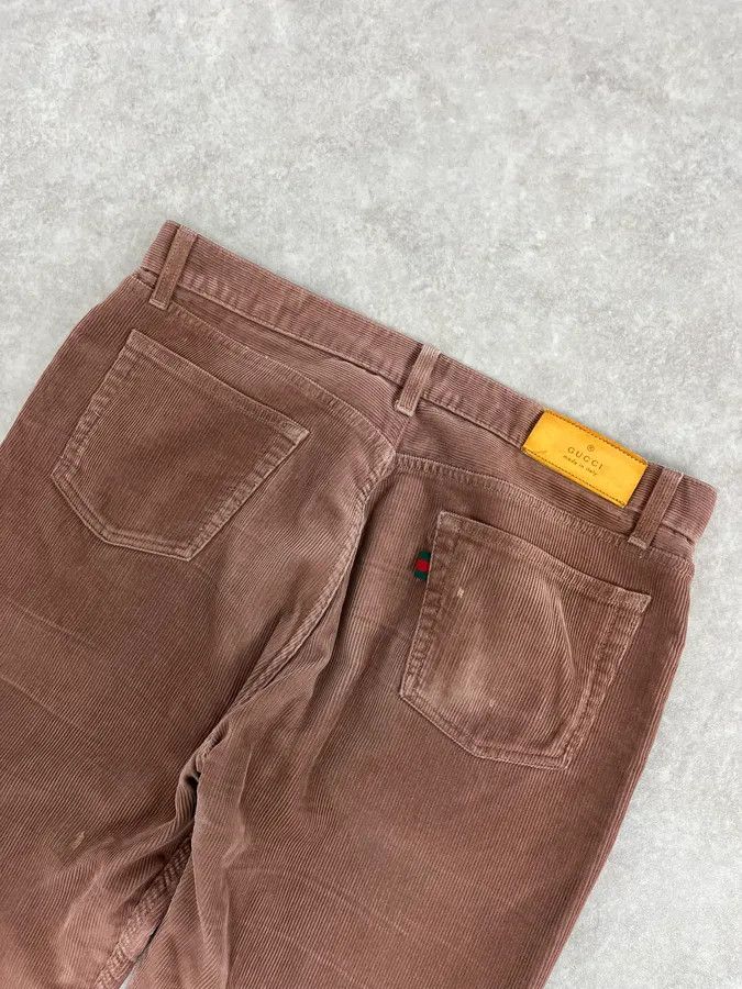 Gucci Gucci Light Brown Velvet Pants Size US 32 / EU 48 - 8 Thumbnail