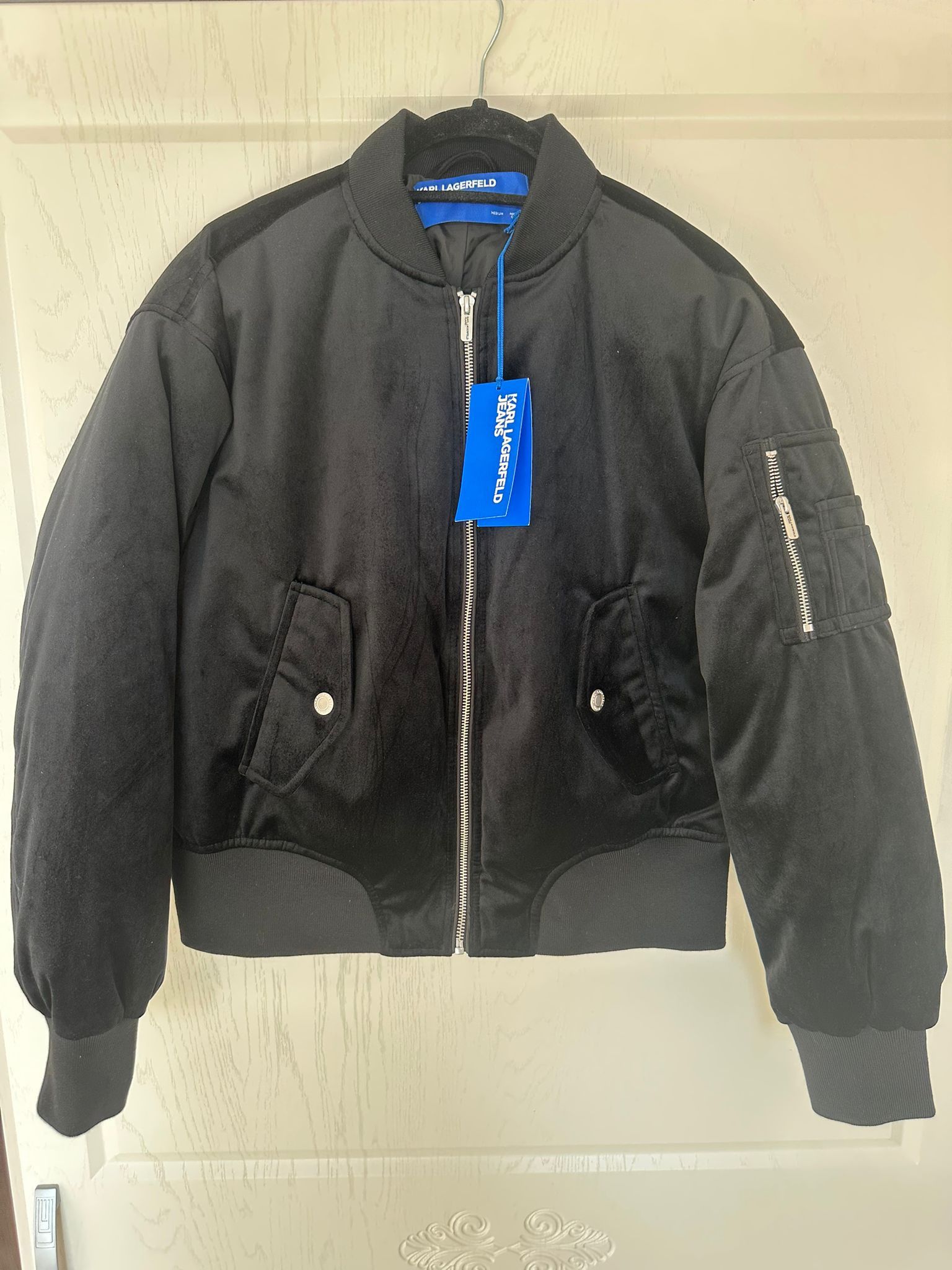 Karl Lagerfeld Bomber Jacket Size M / US 6-8 / IT 42-44 - 8 Thumbnail